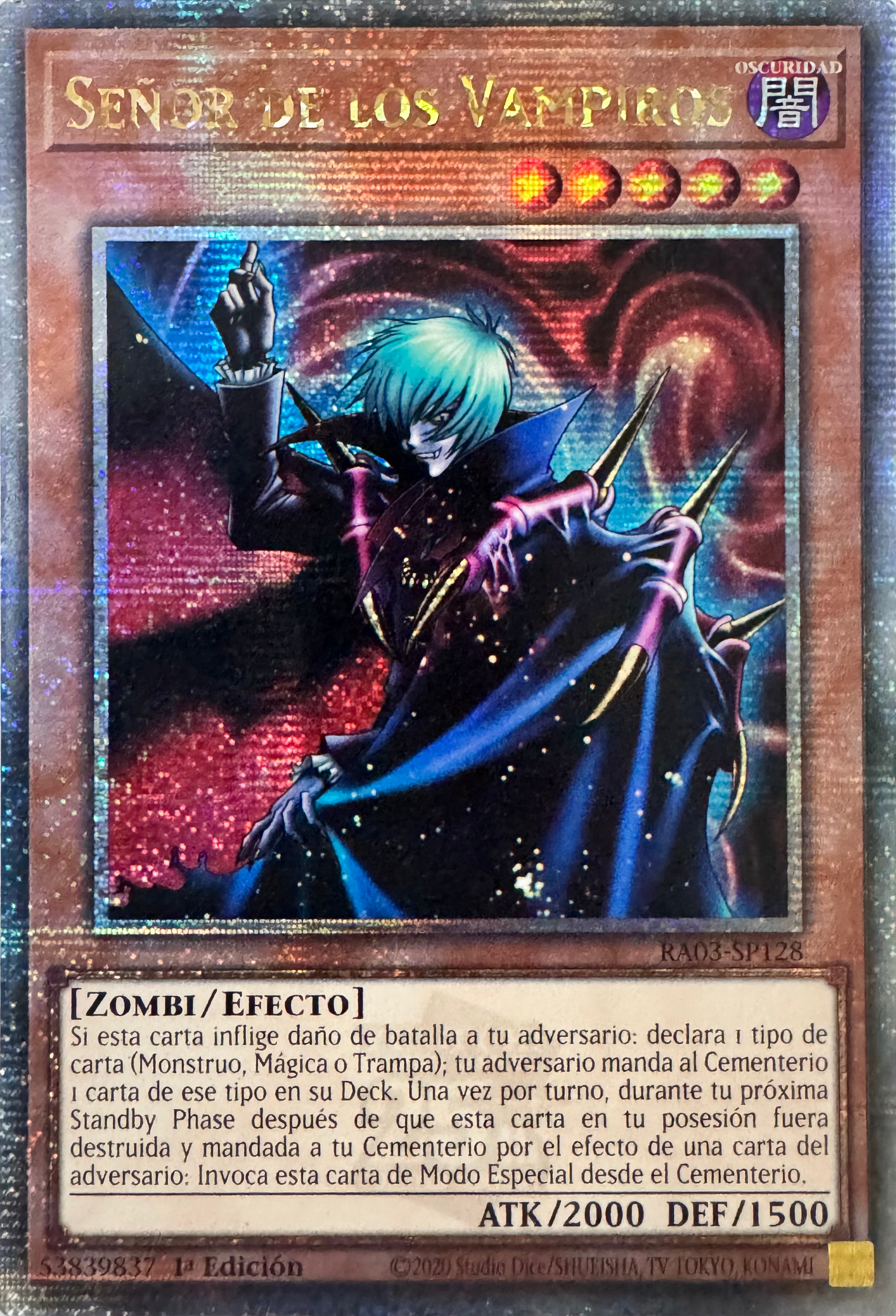 Yugioh! Señor De Los Vampiros Ra03-sp128 1a Edition Quarter