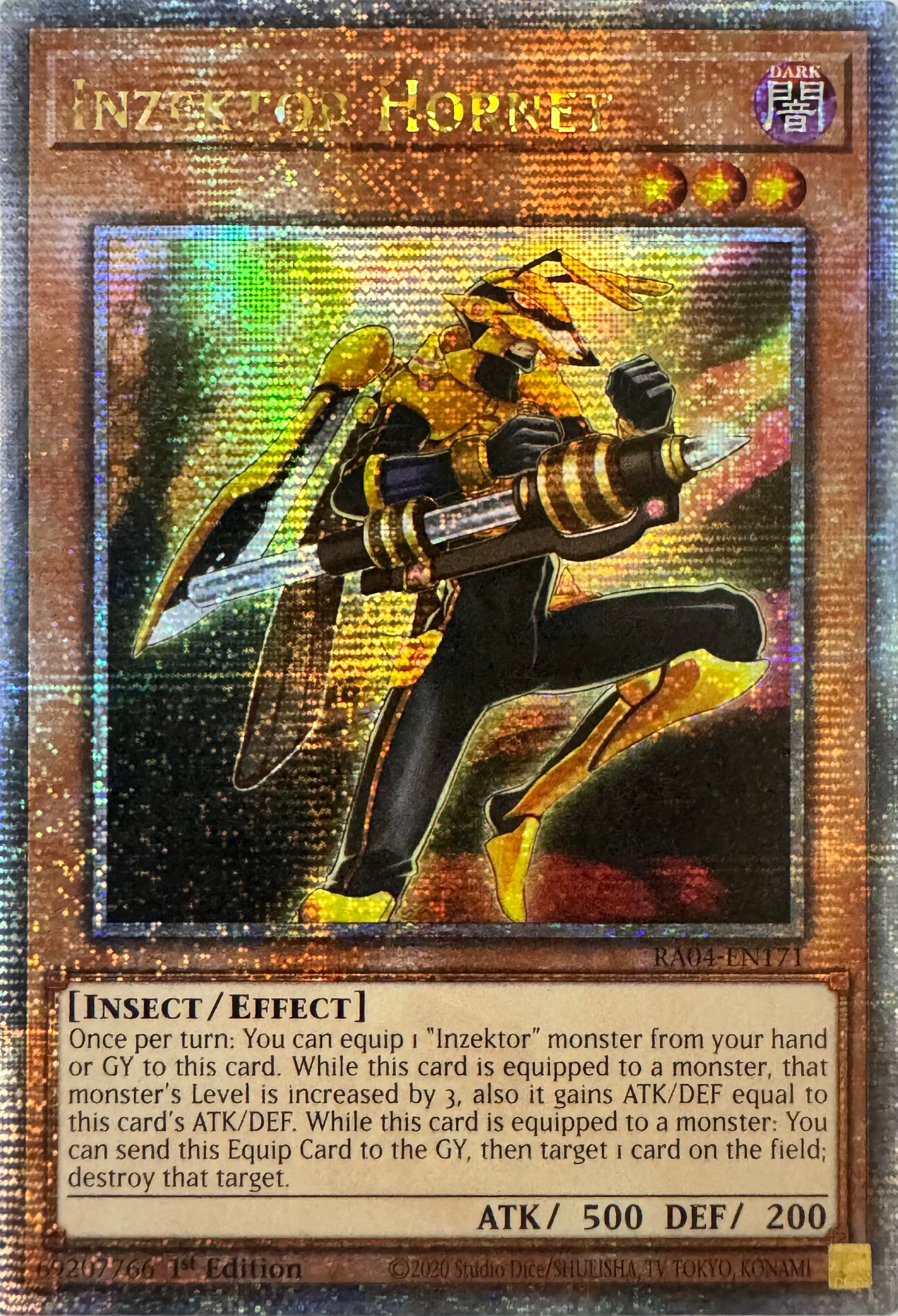 Yugioh! Inzektor Horney Ra04-en171 1st Edition Quarter