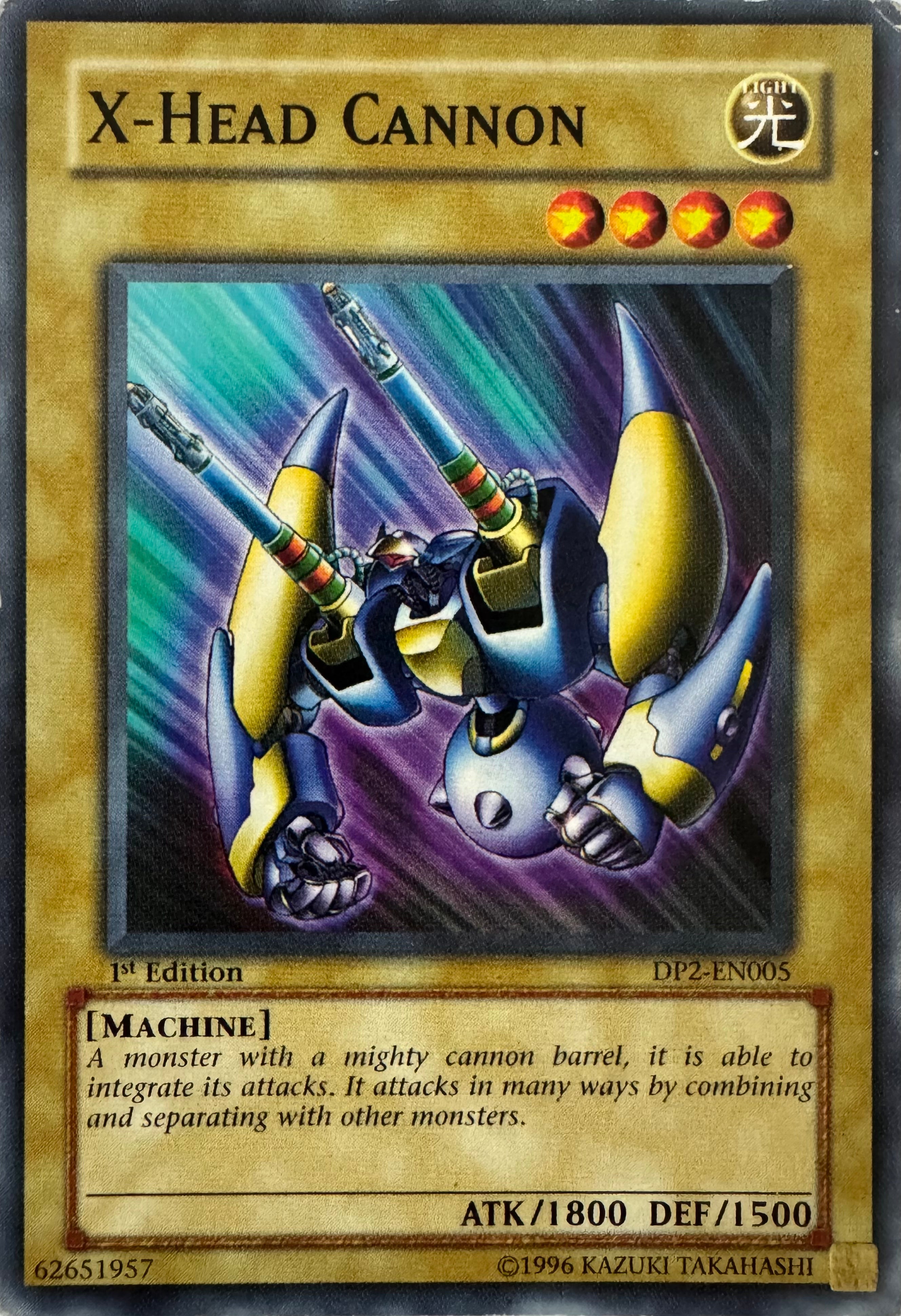 Yugioh! X-Head Cannon Dp2-en005 1st Edition