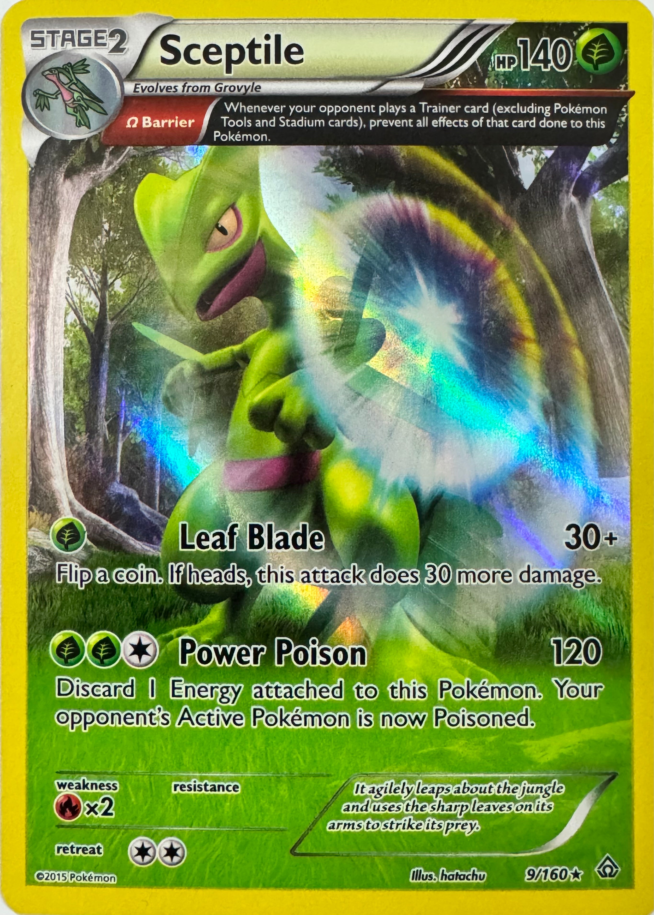 Pokemon Tcg Sceptile 9/160