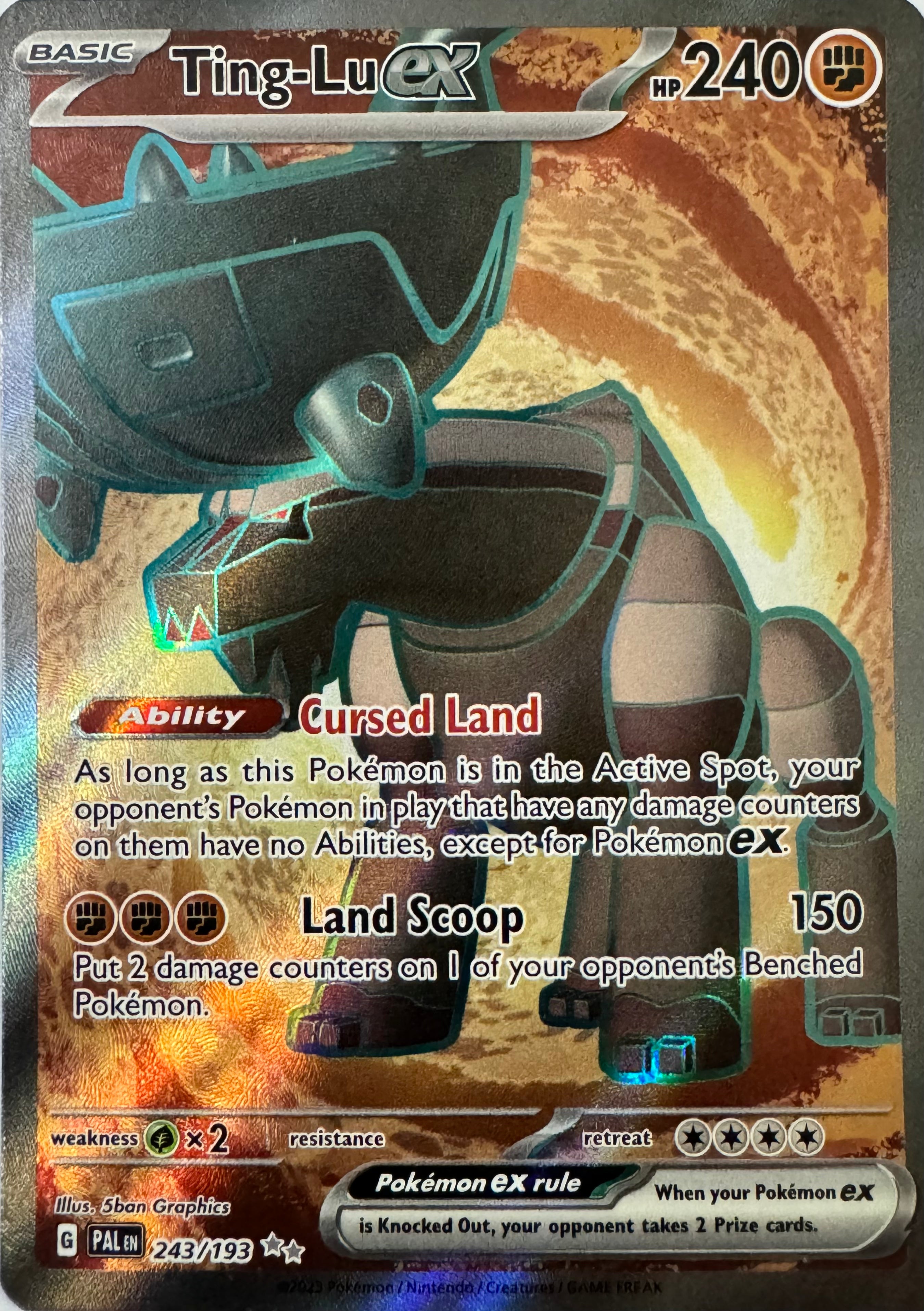 Pokemon Tcg Ting-Lu Ex 243/193