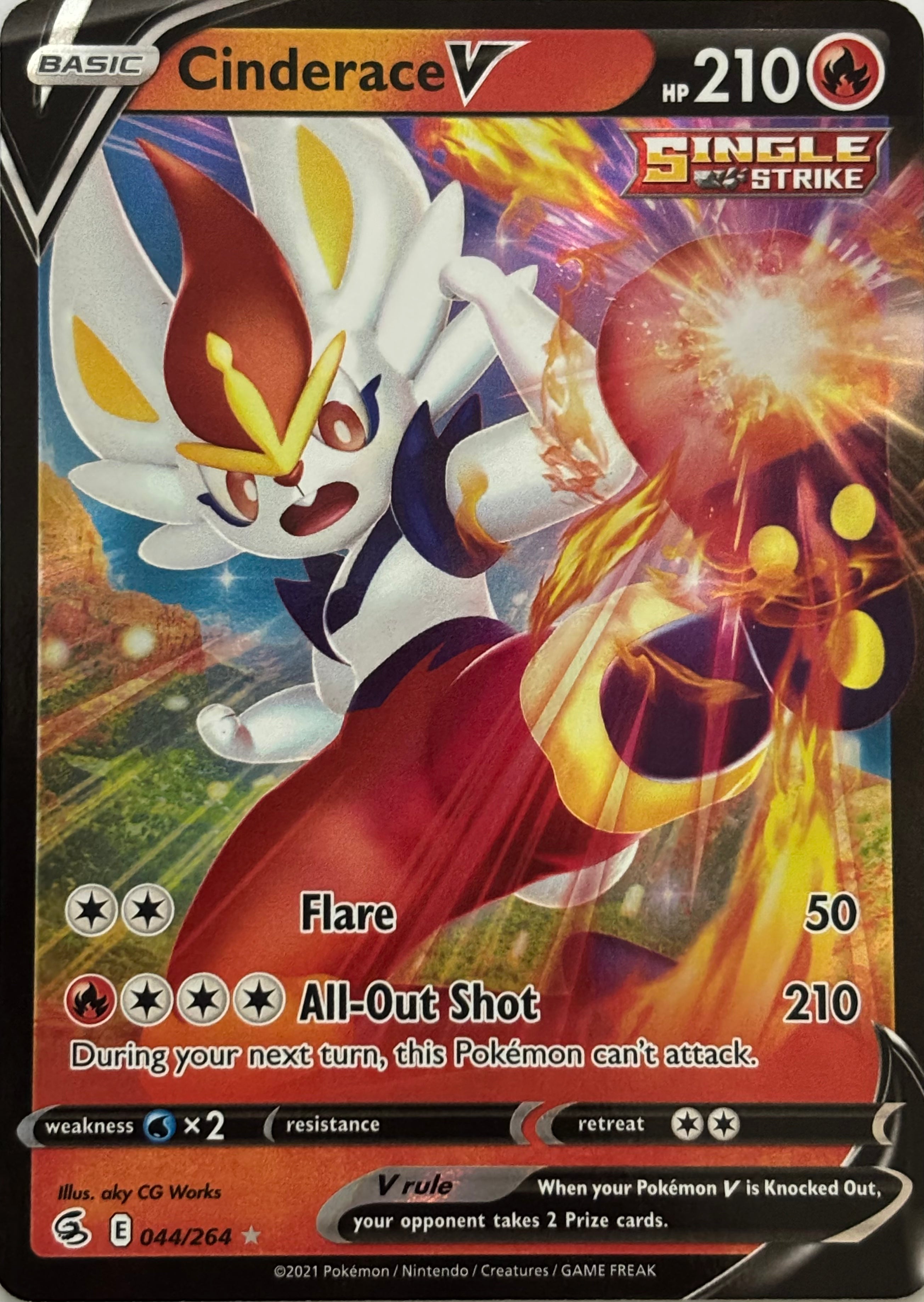 Pokemon Tcg Cinderace V 044/264