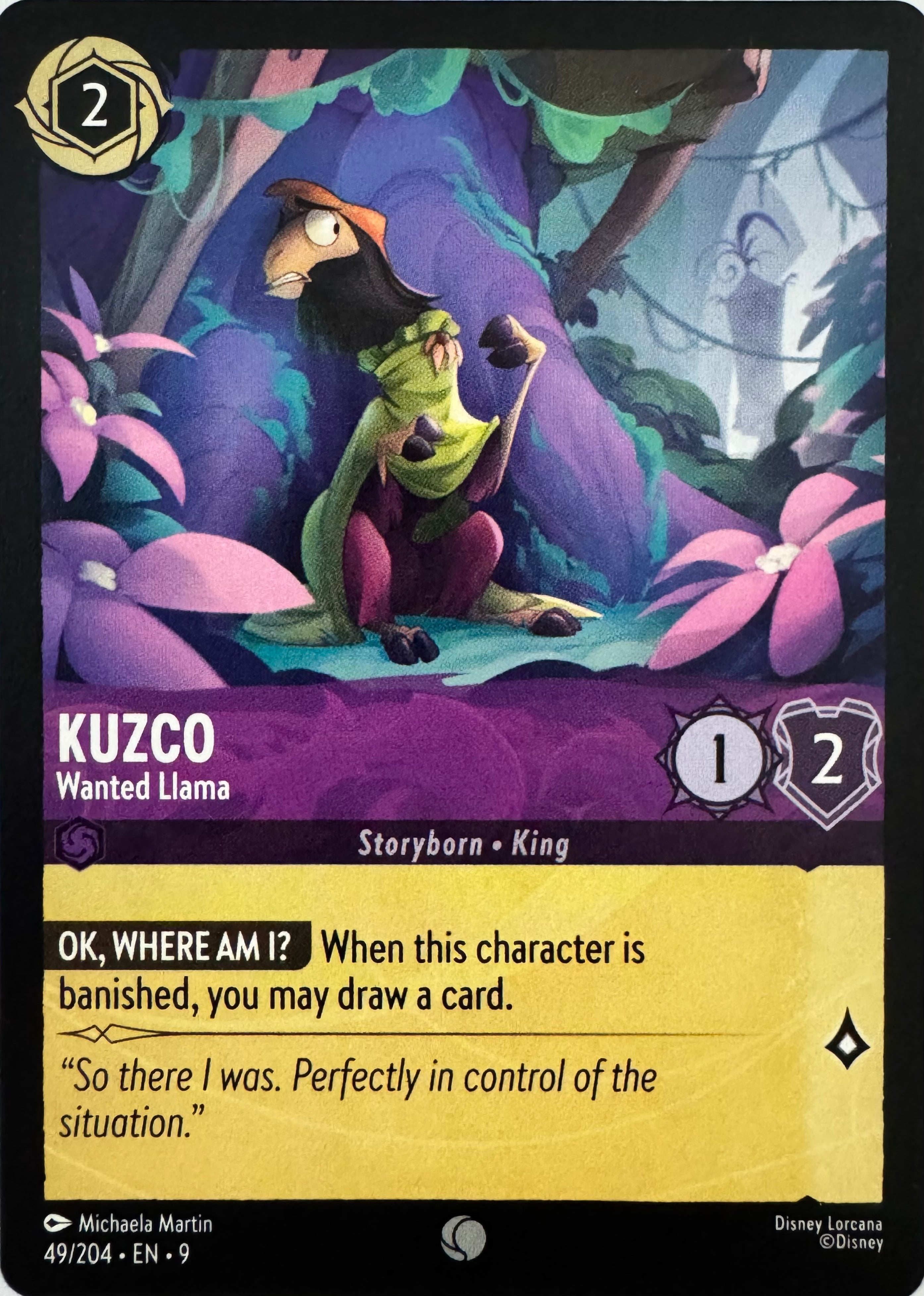 Disney Lorcana Kuzco 49/204