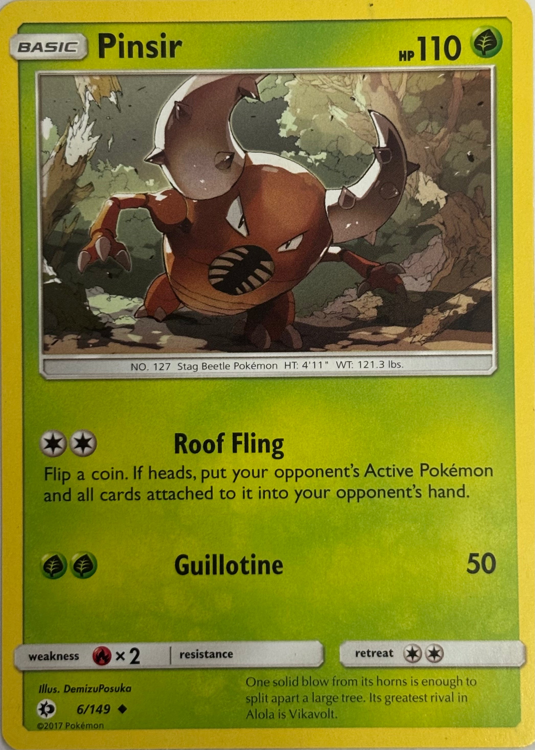 Pokemon Tcg Pinsir 6/149