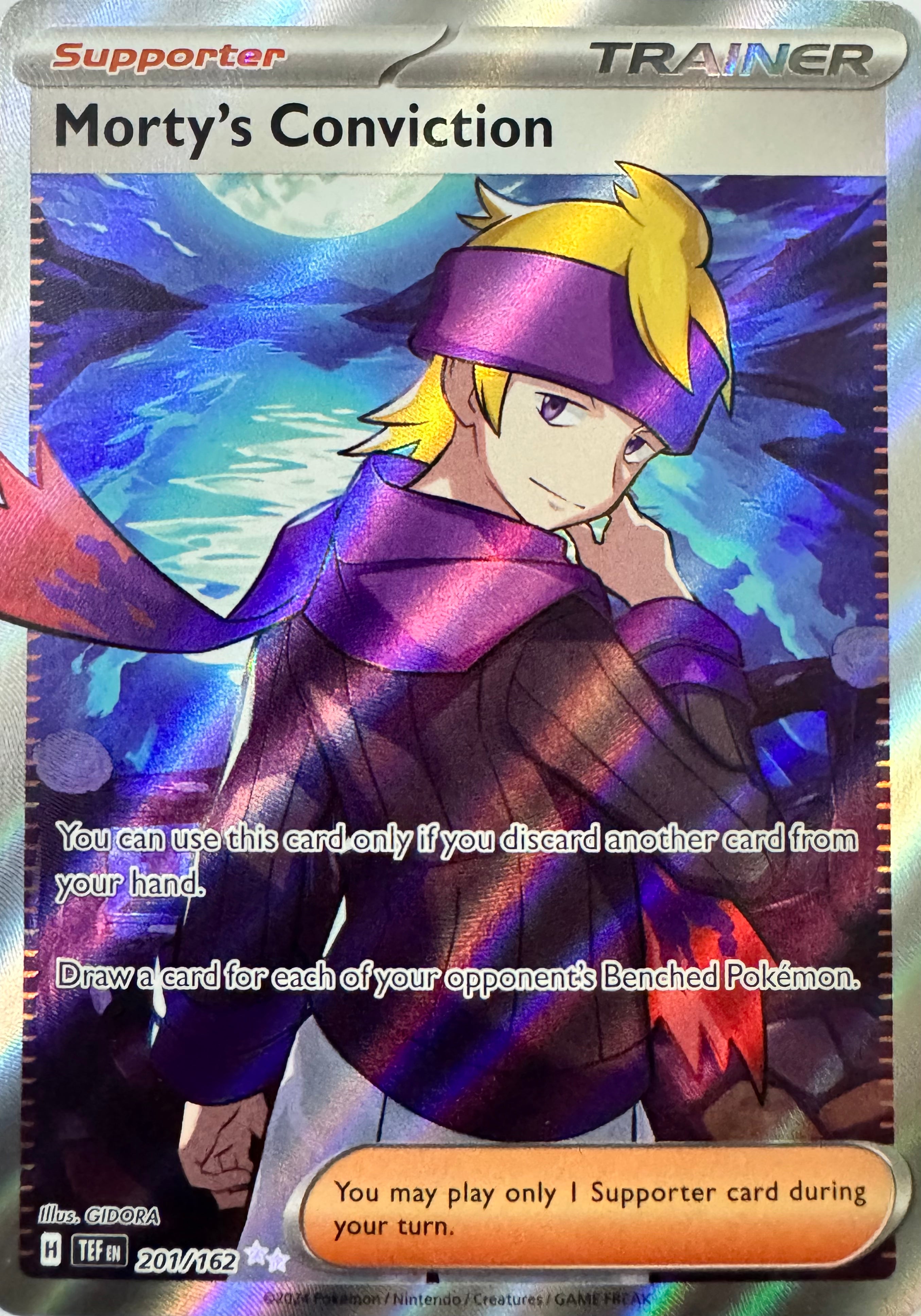 Pokemon Tcg Morty's Conviction 201/162