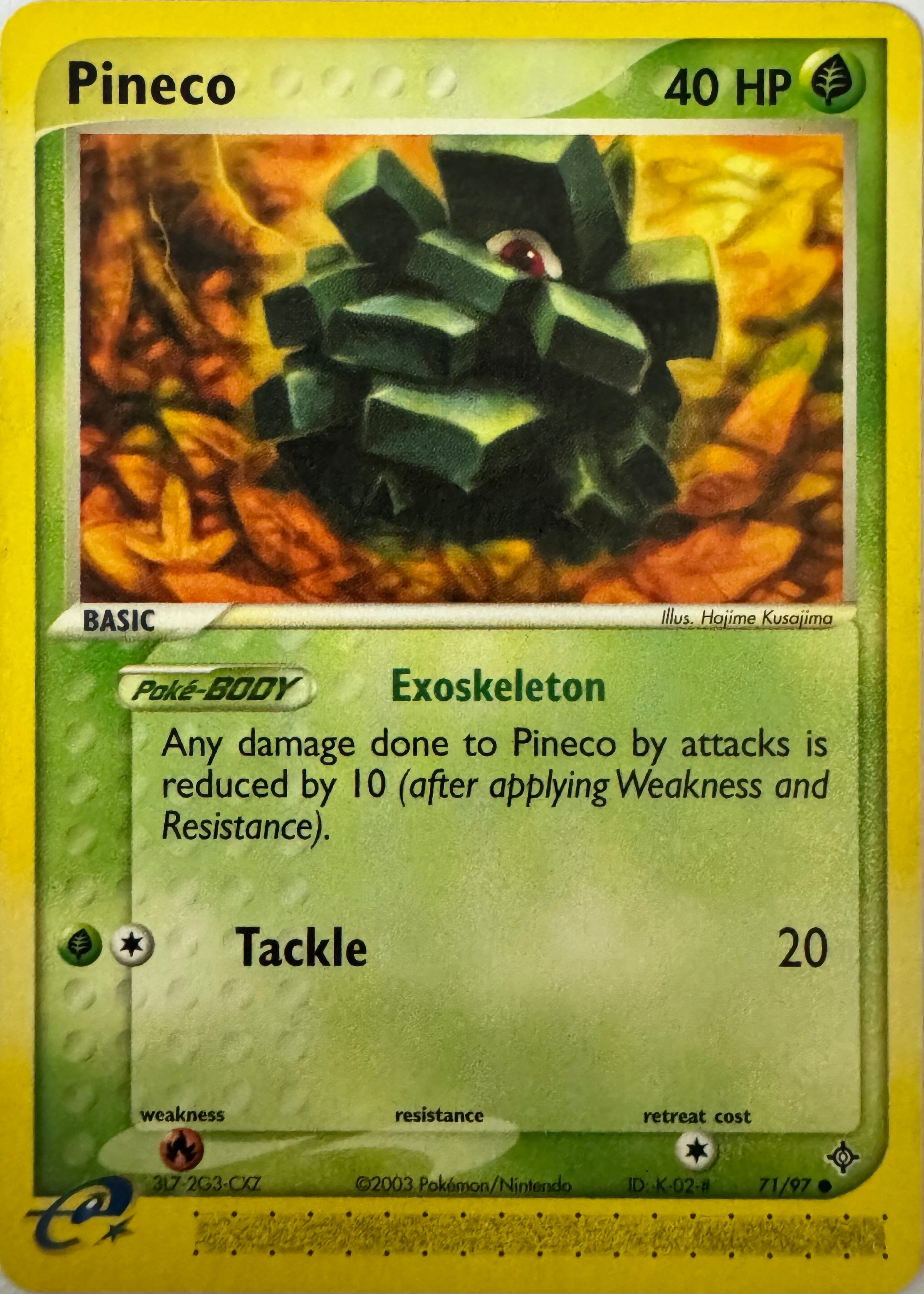 Pokemon Tcg Pineco 71/97