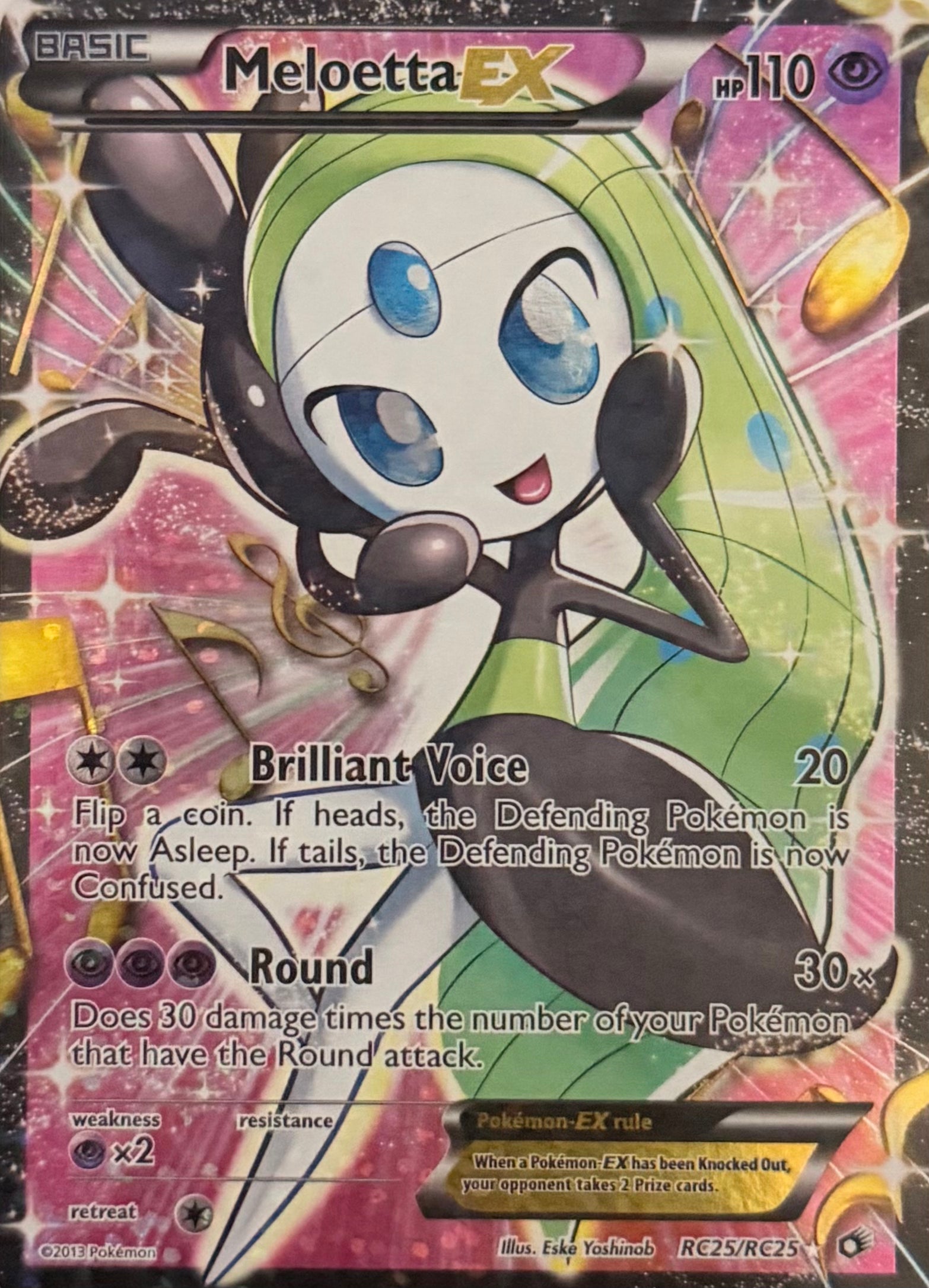 Pokemon Tcg Meloetta Ex RC25/RC25