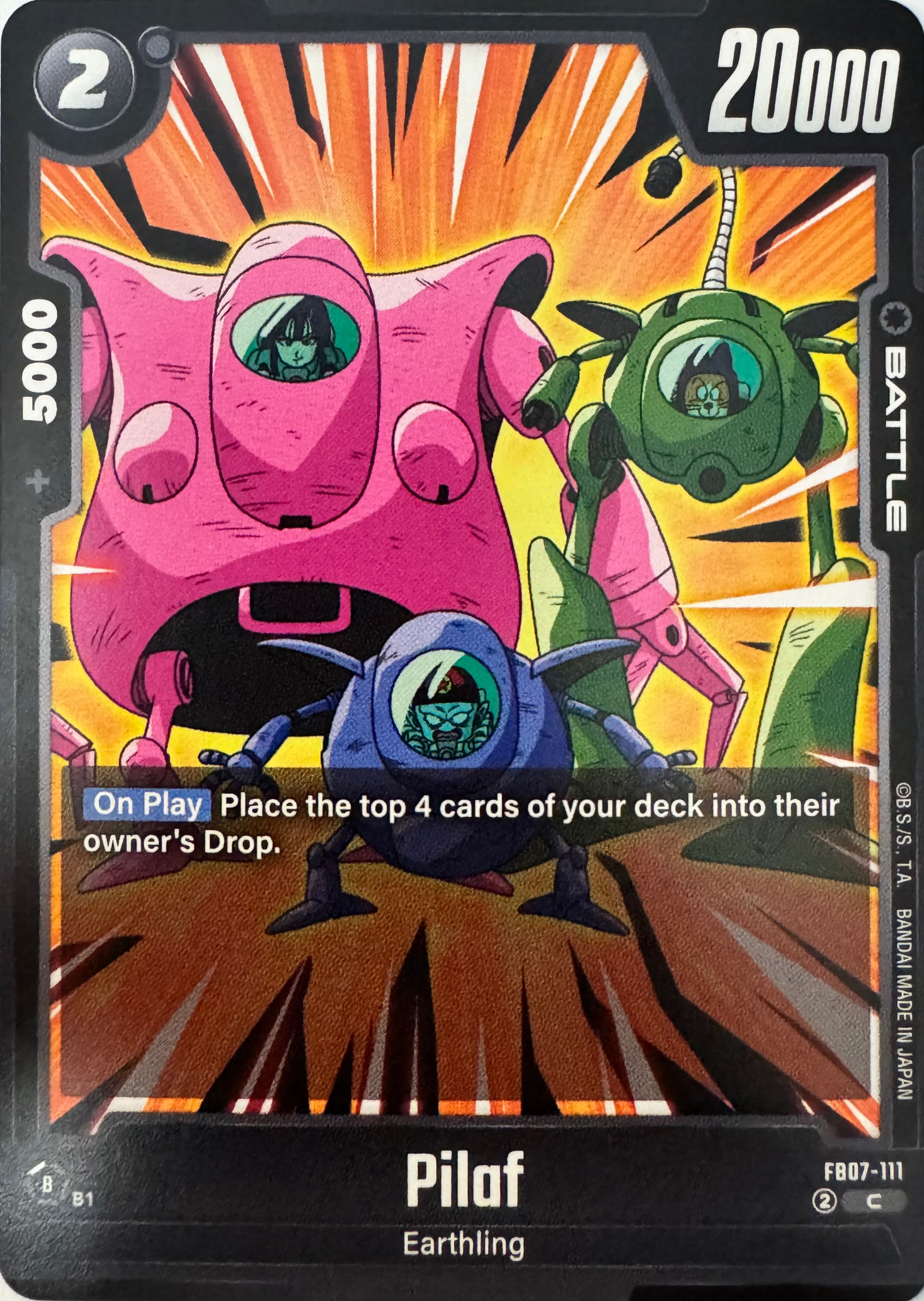 Dragon Ball Tcg Pilaf Fb07-111