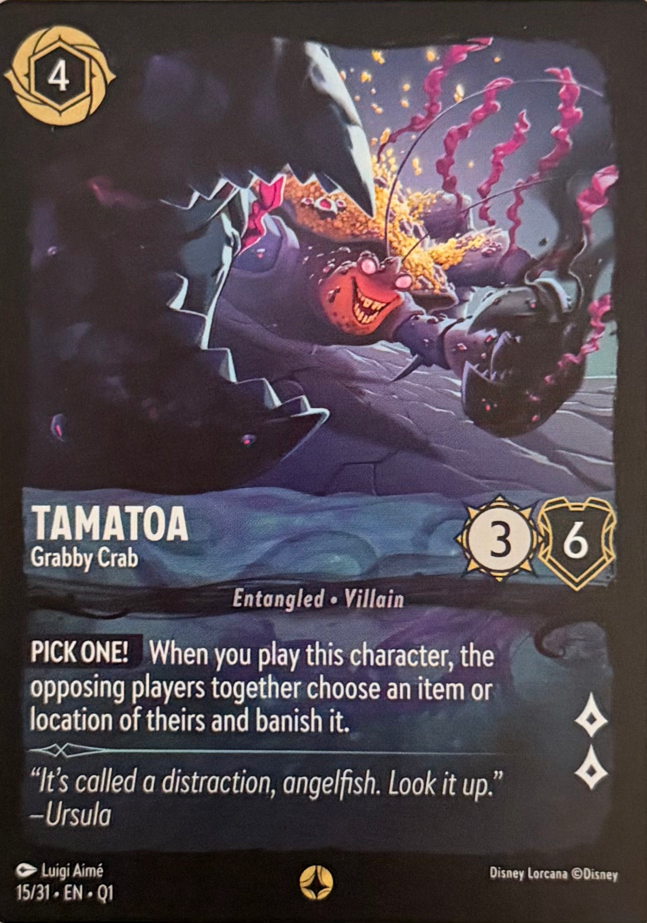 Disney Lorcana Tamatoa 15/31