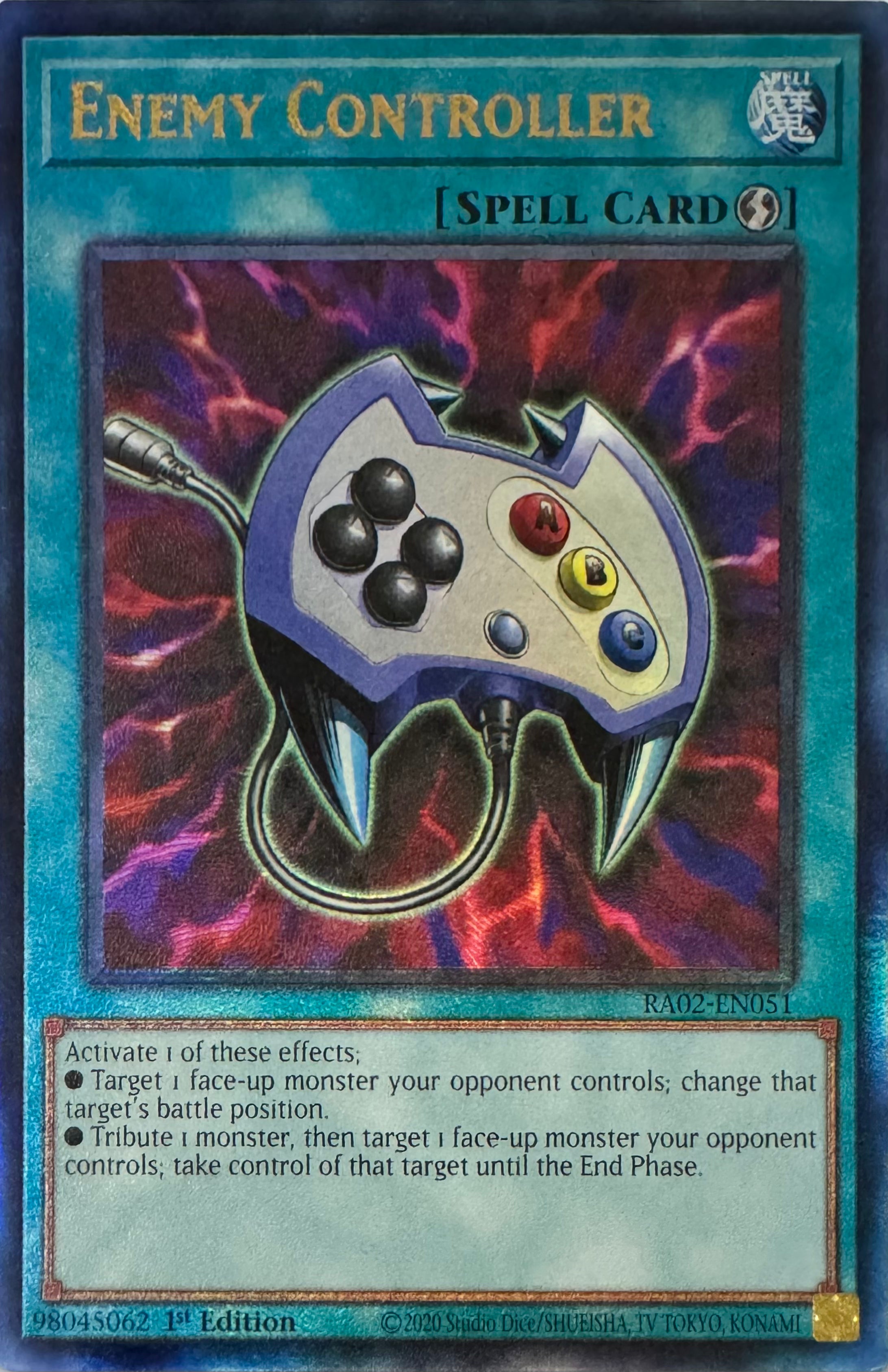 Yugioh! Enemy Controller Ra02-en051 1st Edition Ultimate