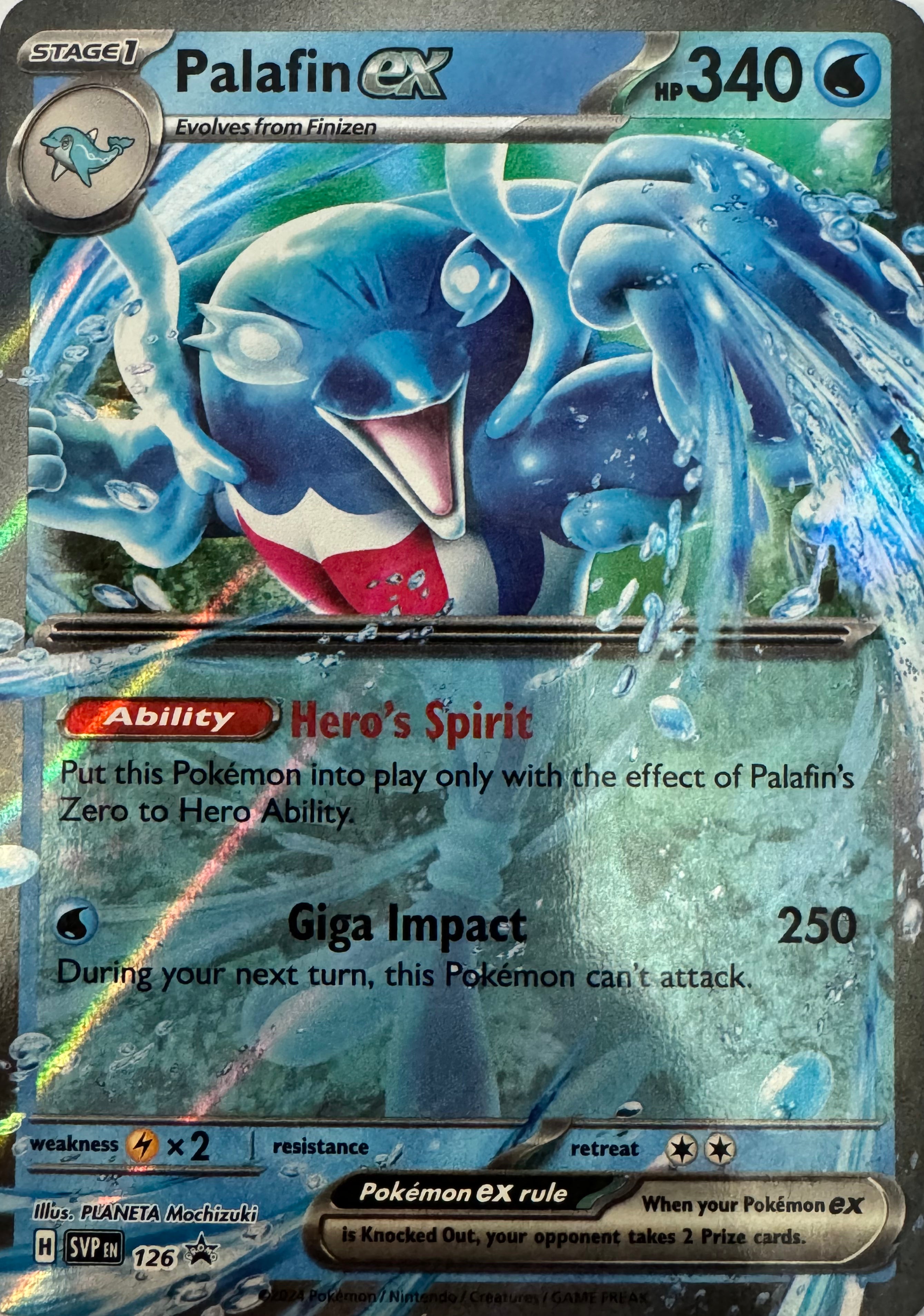 Pokemon Tcg Palafin Ex 126 Promo