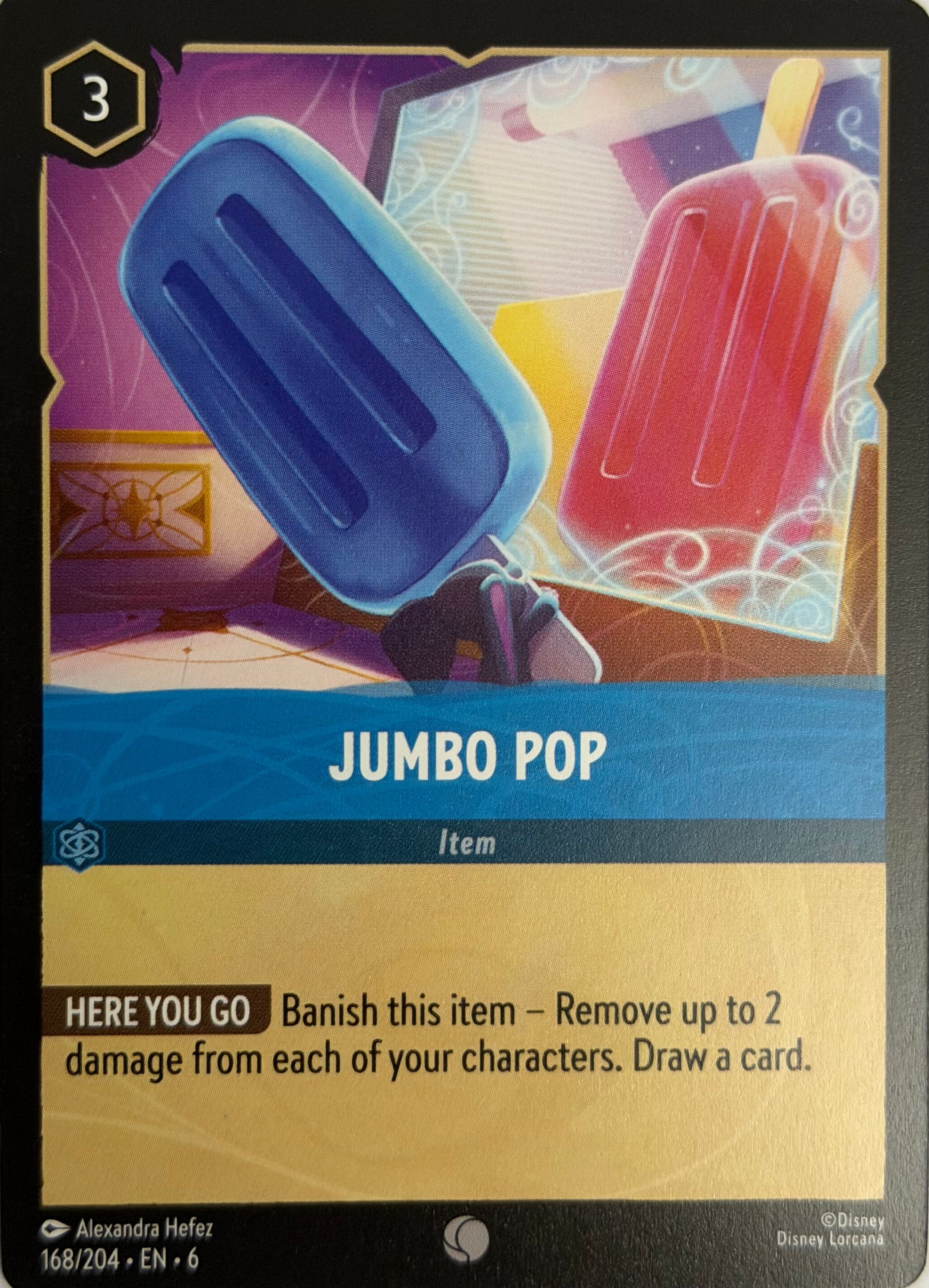 Disney Lorcana Jumbo Pop 168/204