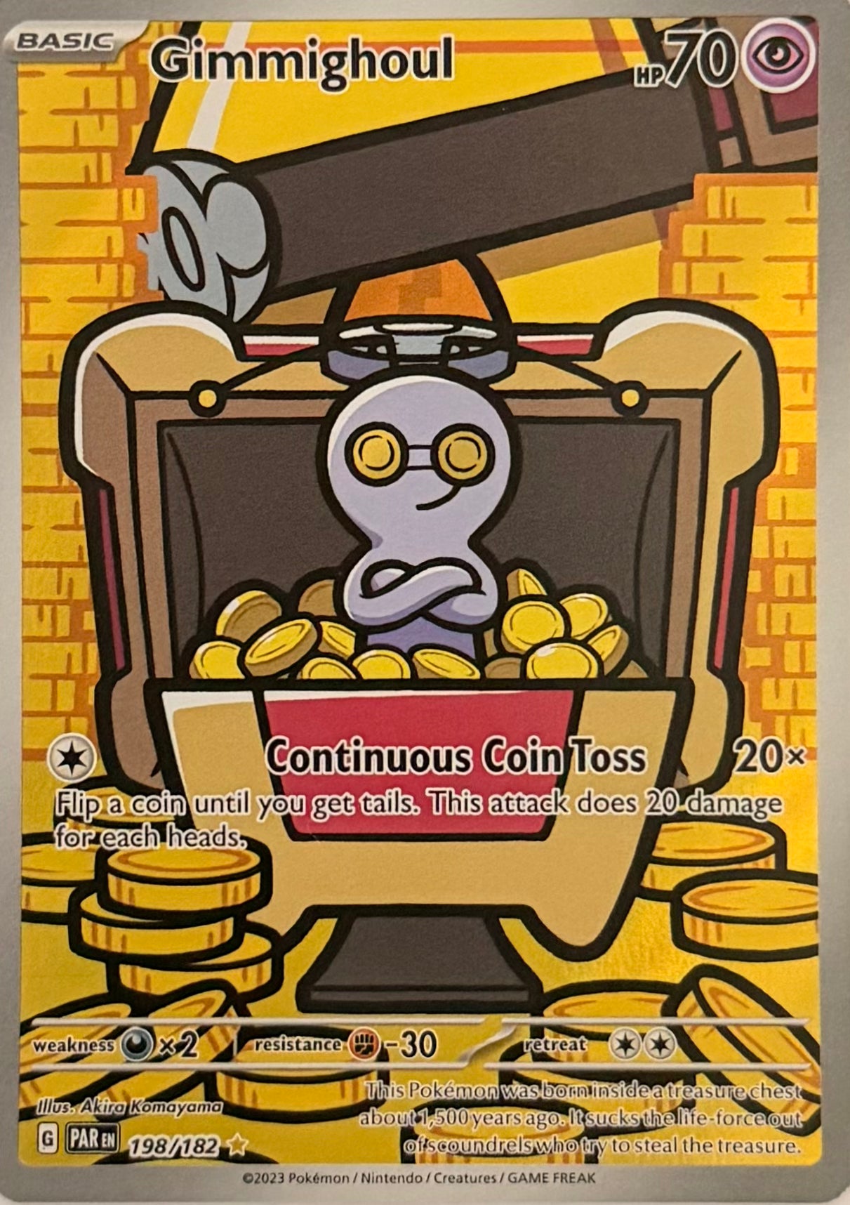Pokemon Tcg Gimmighoul 198/182