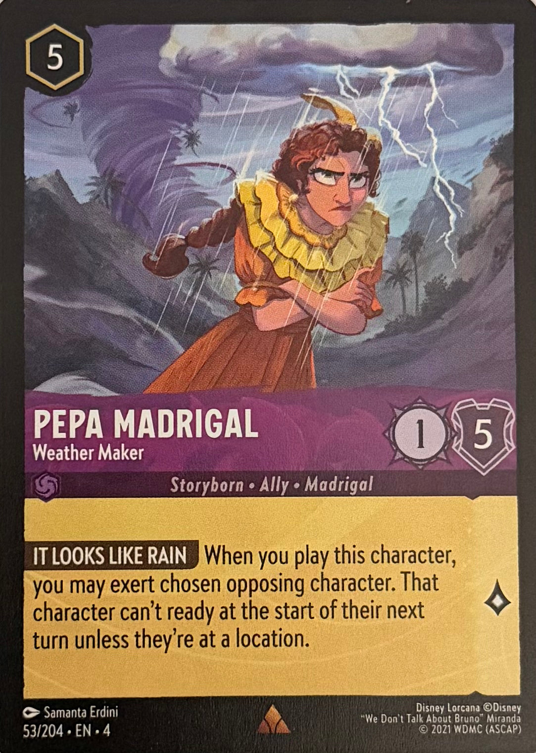 Disney Lorcana Pepa Madrigal 53/204