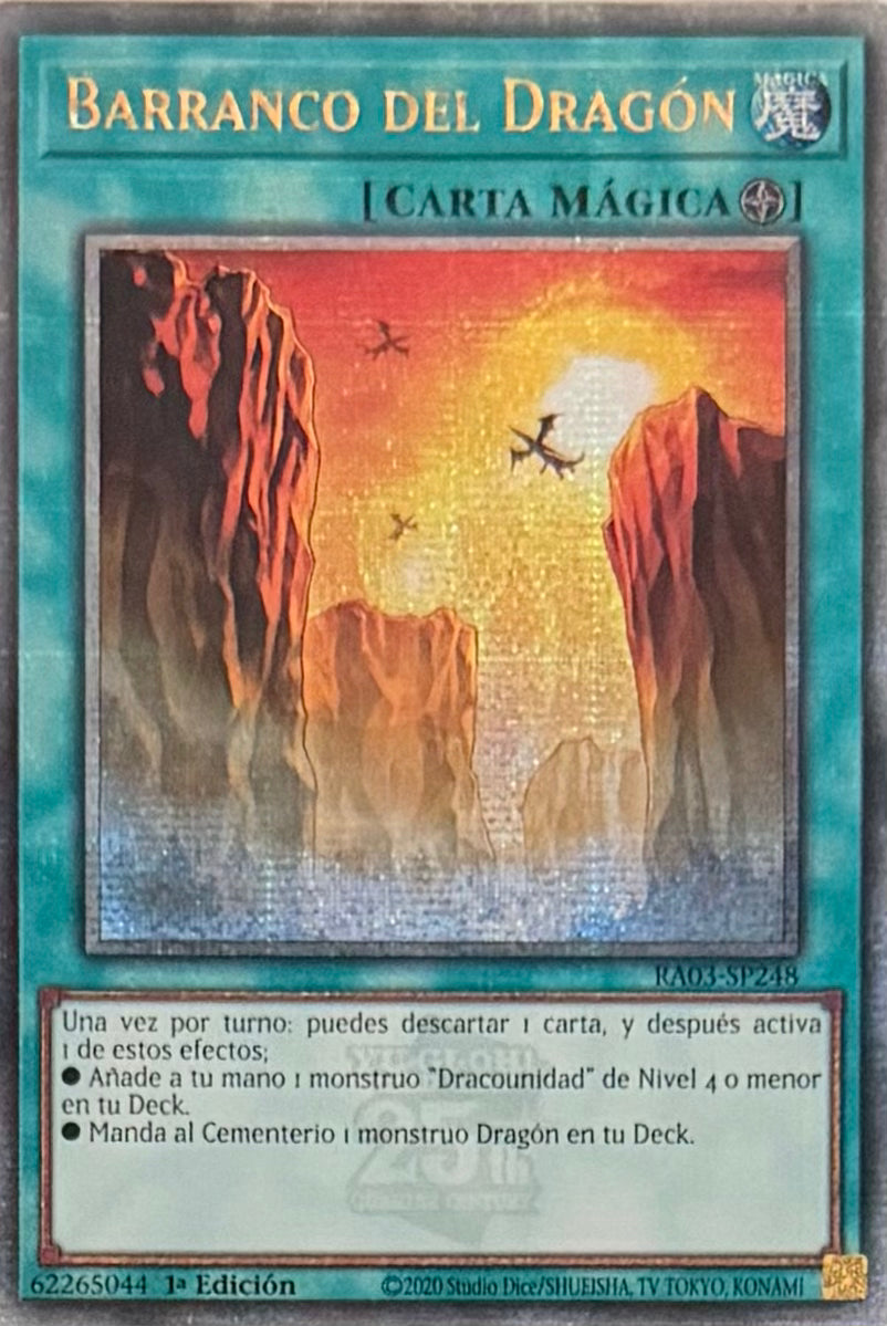 Yugioh! Barranco Del Dragón RA03-SP248 Quarter Century