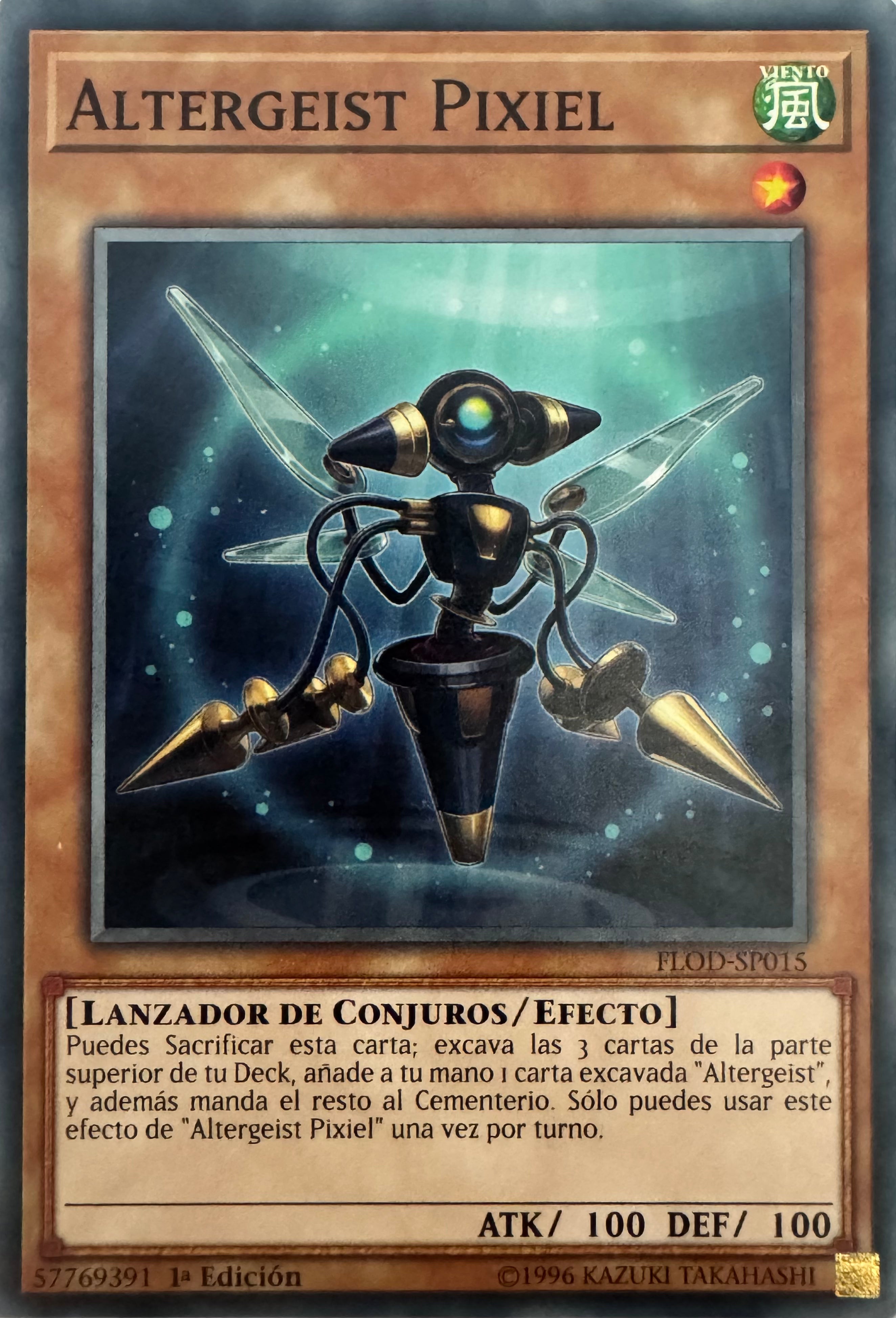 Yugioh! Altergeist Pixiel Flod-sp015 1a Edición