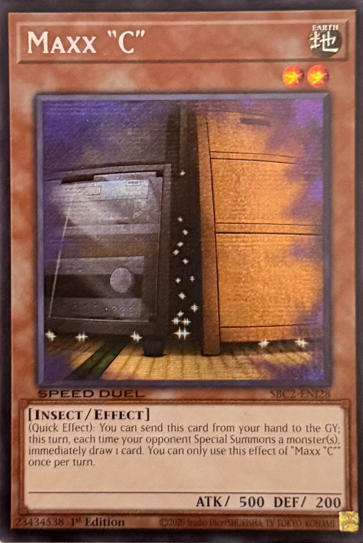 Yugioh! Maxx “C” SBC2-EN128 Prismatica