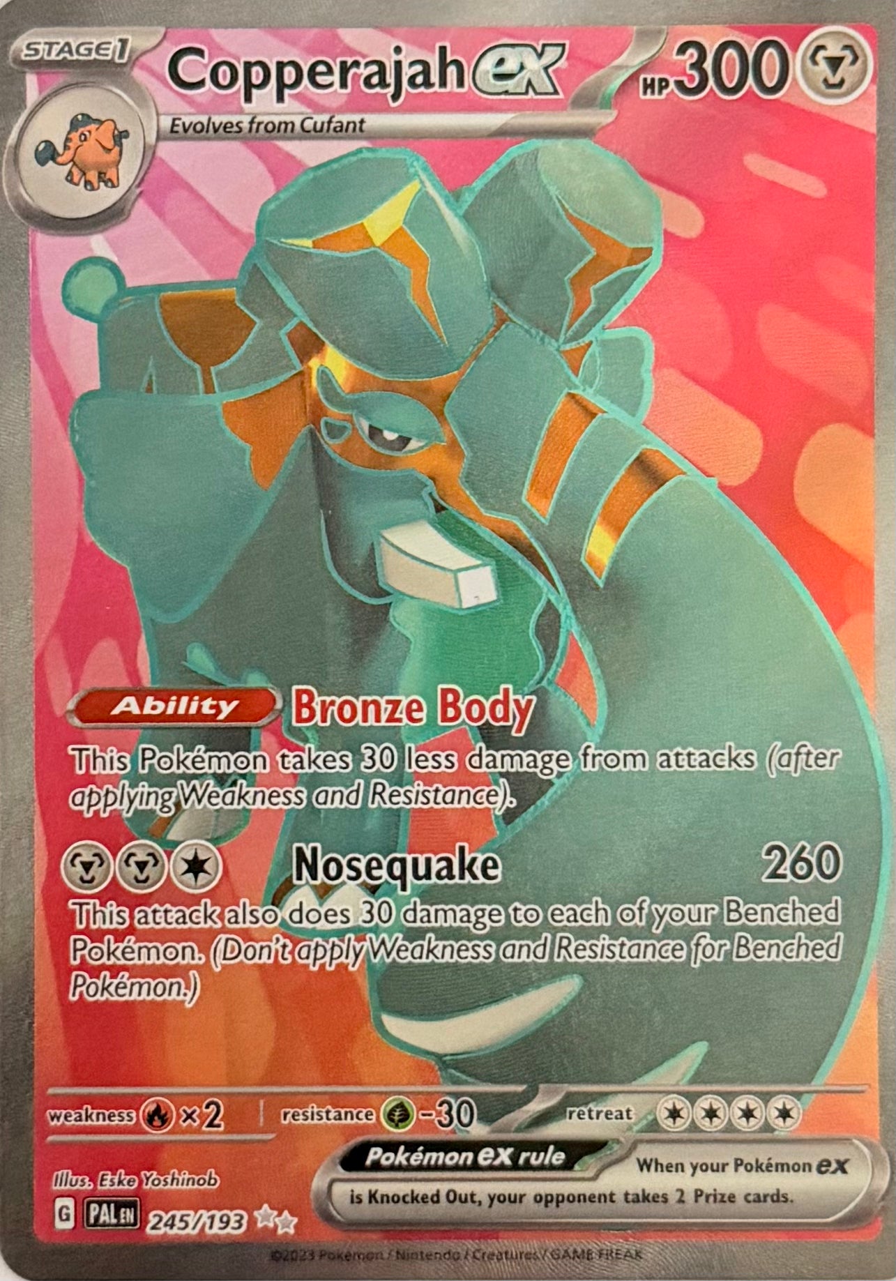 Pokemon Tcg Copperajah Ex 245/193