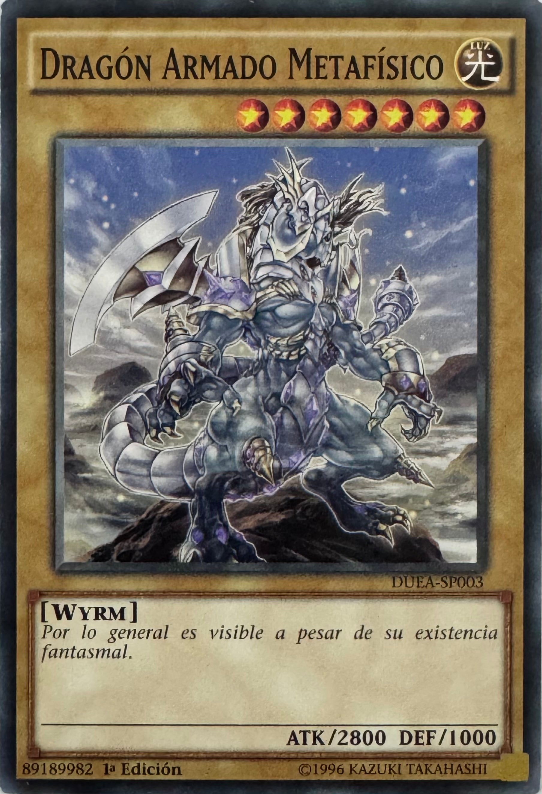 Yugioh! Dragon Armado Metafísico Duea-sp003 1a Edicion