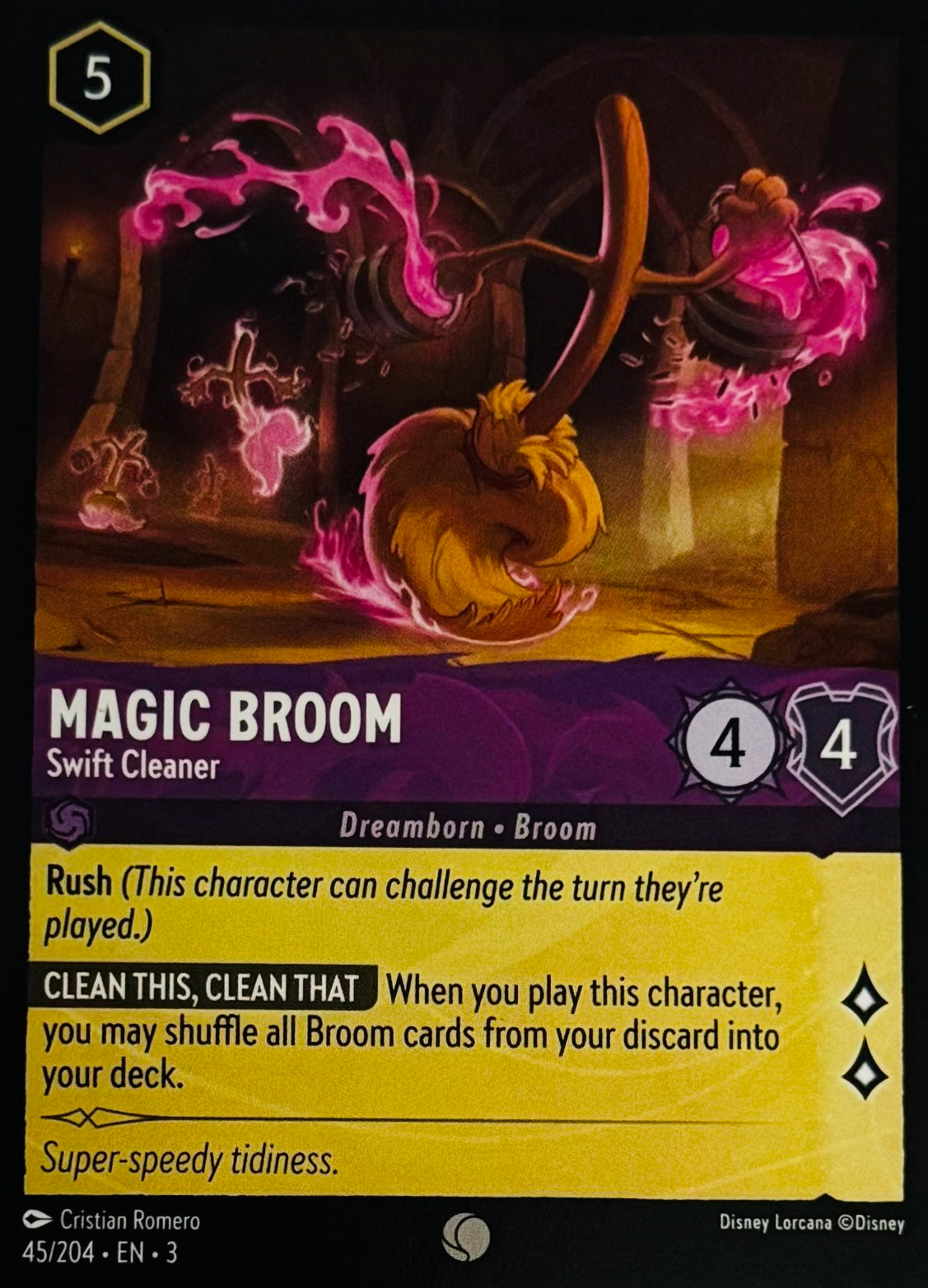 Disney Lorcana Magic Broom 45/204