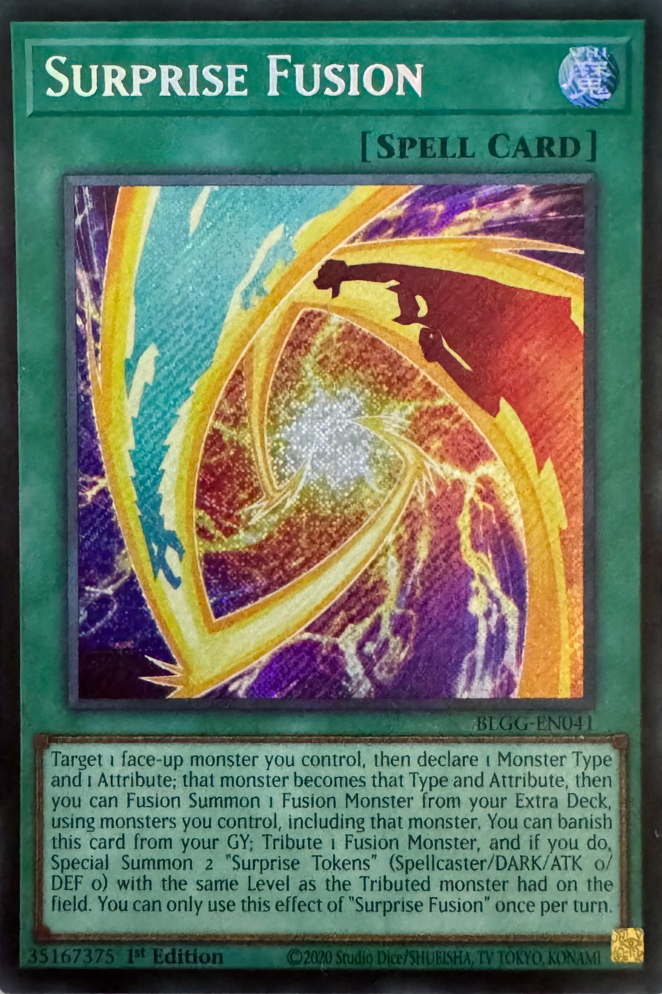 Yugioh! Surprise Fusion Blgg-en041 1st Edition Secret