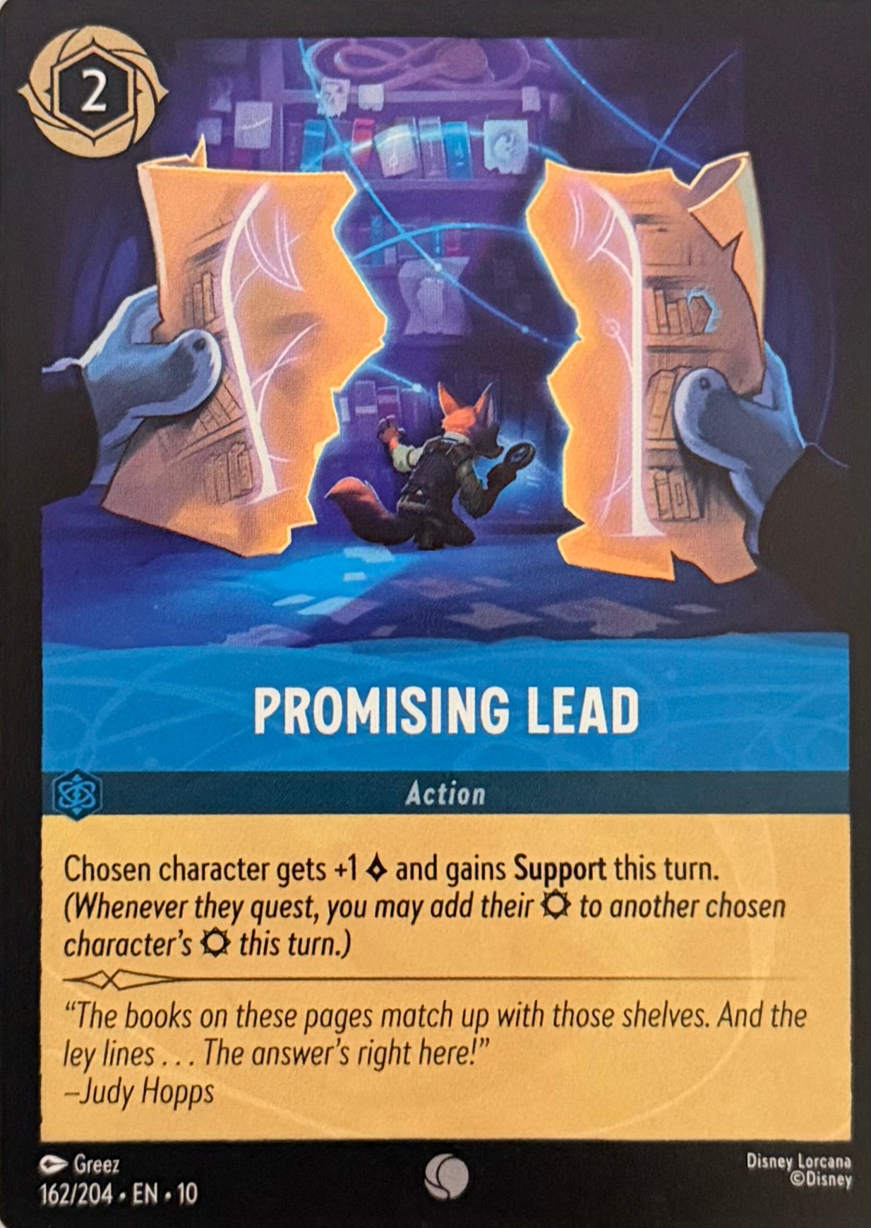 Disney Lorcana Promising Lead 162/204