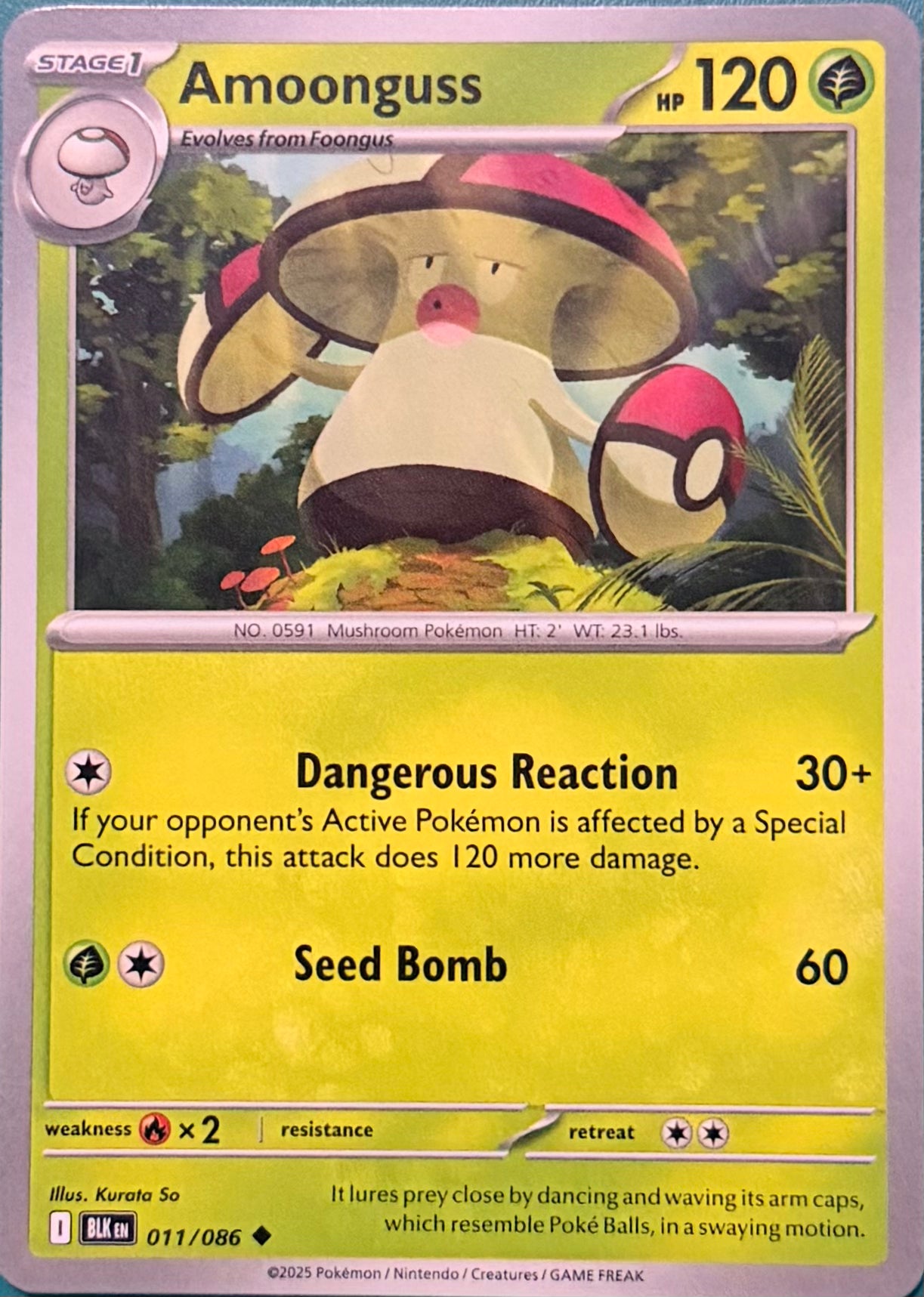 Pokemon Tcg Amoonguss 011/086