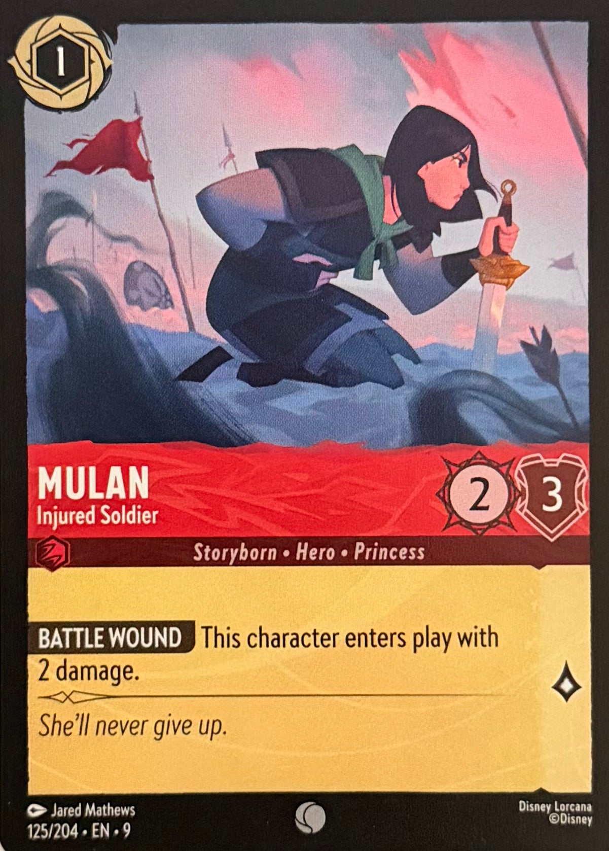 Disney Lorcana Mulan 125/204