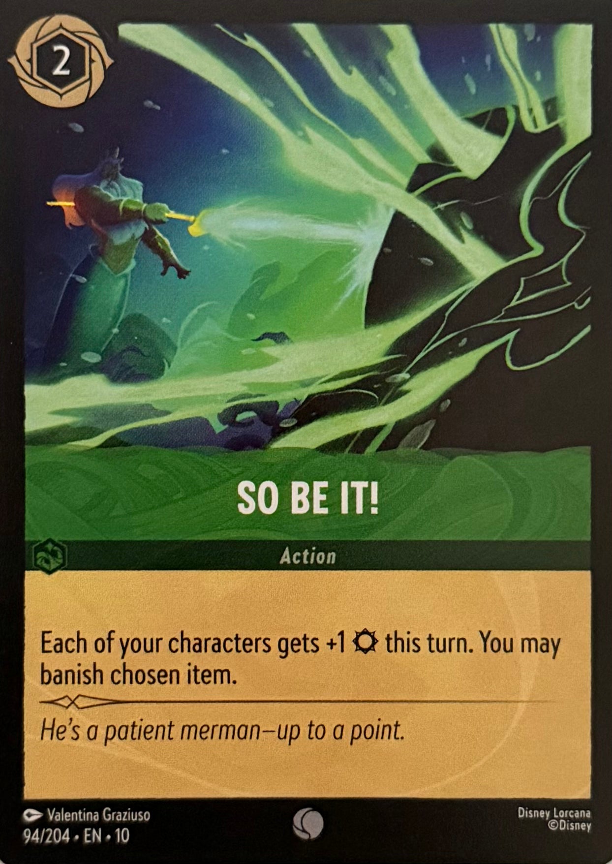 Disney Lorcana So Be It! 94/204