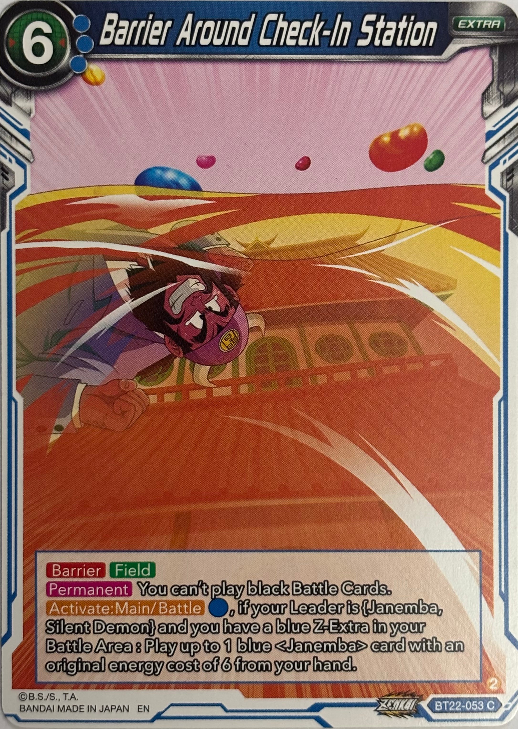 Dragon Ball Tcg Barrier Around Check-In Station BT22-053