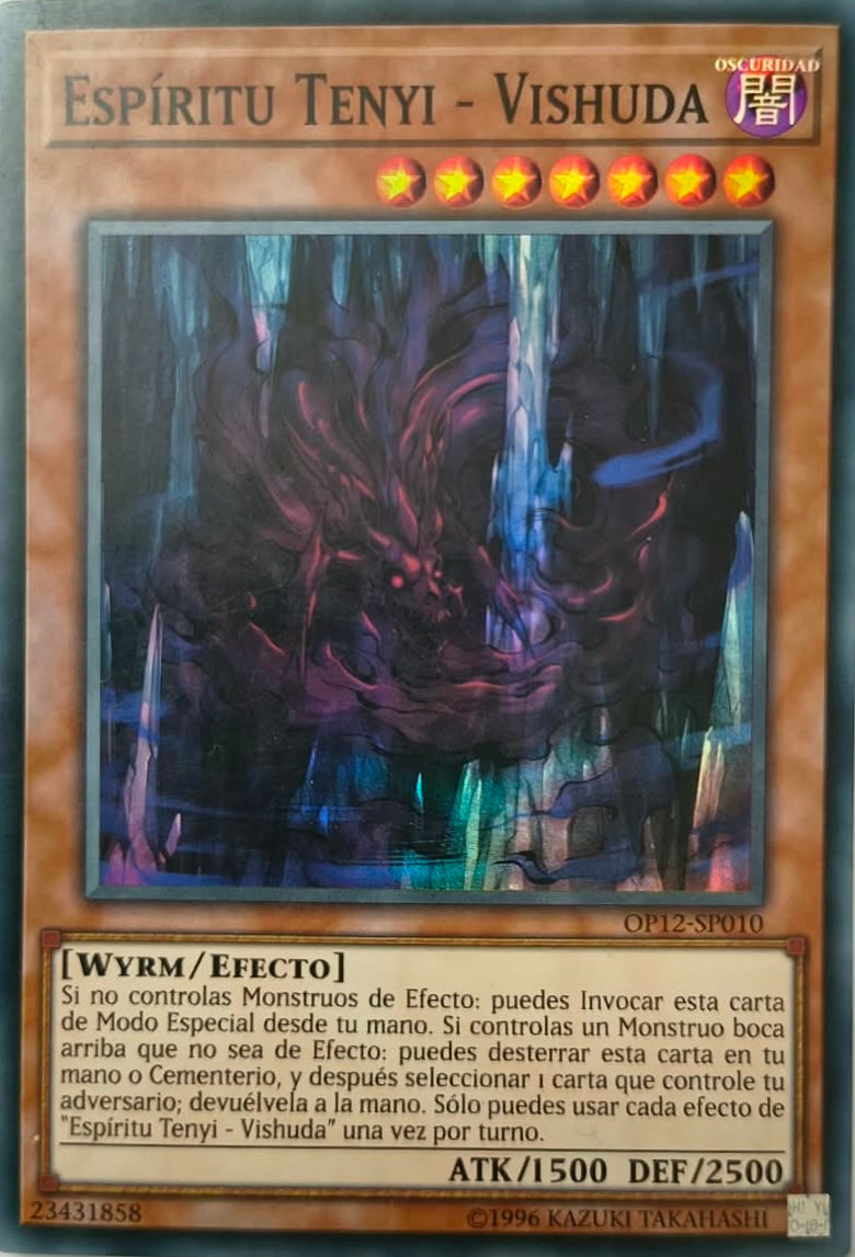 Yugioh! Espíritu Tenyi - Vishuda OP12-SP010 Super