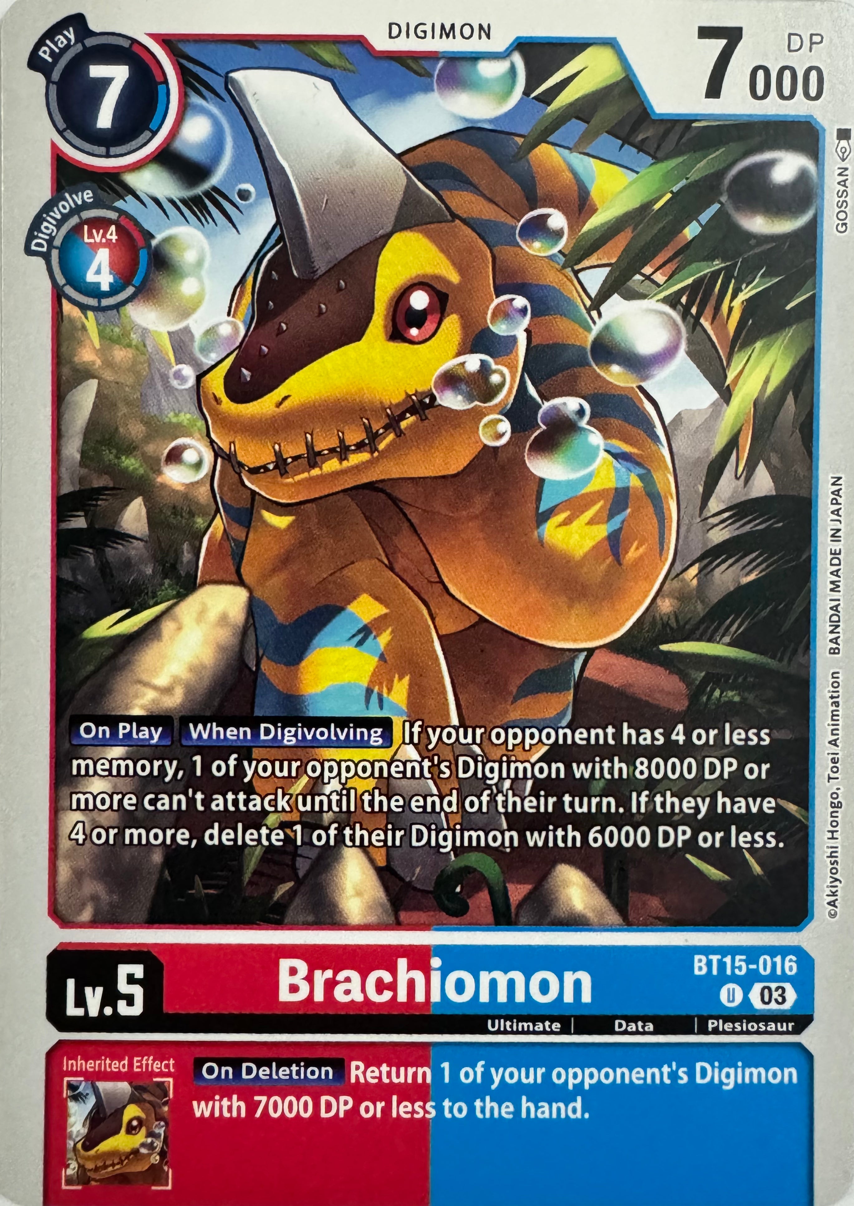 Digimon Tcg Brachiomon Bt15-016