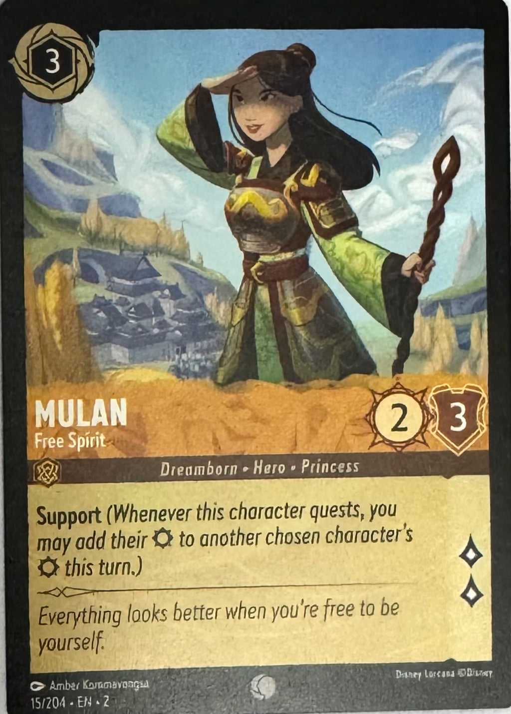 Disney Lorcana Mulan 15/204