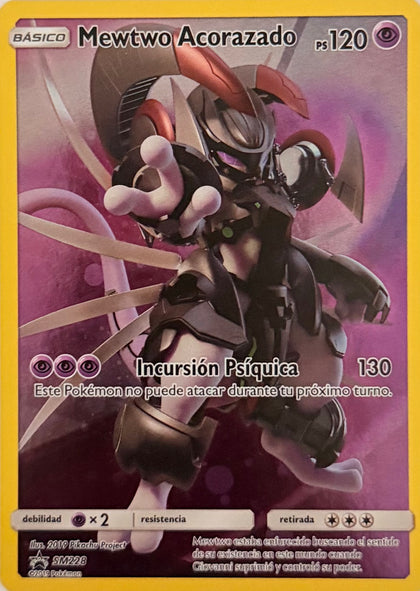 Pokemon Tcg Mewtwo Acorazado SM228 Español