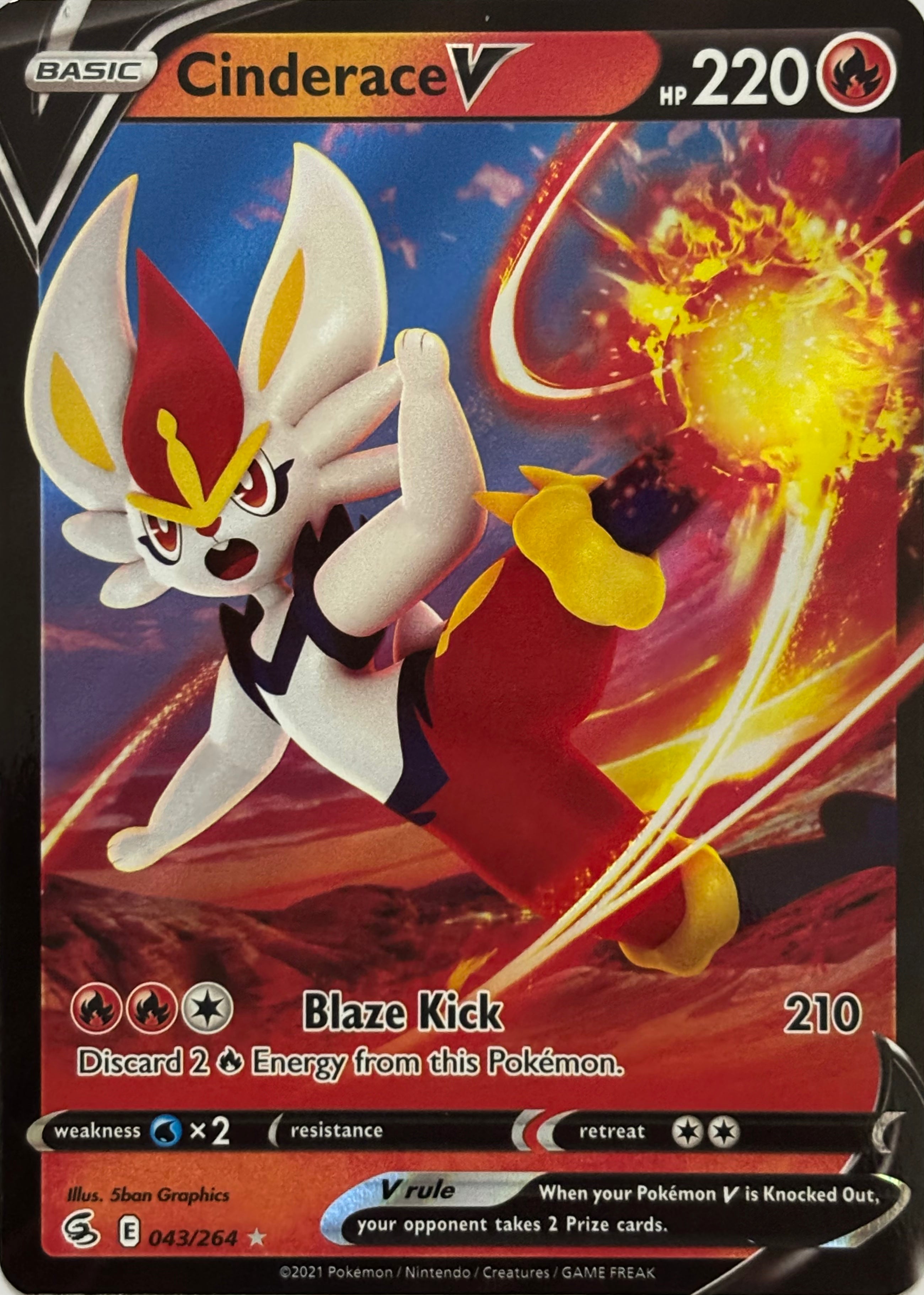 Pokemon Tcg Cinderace V 043/264