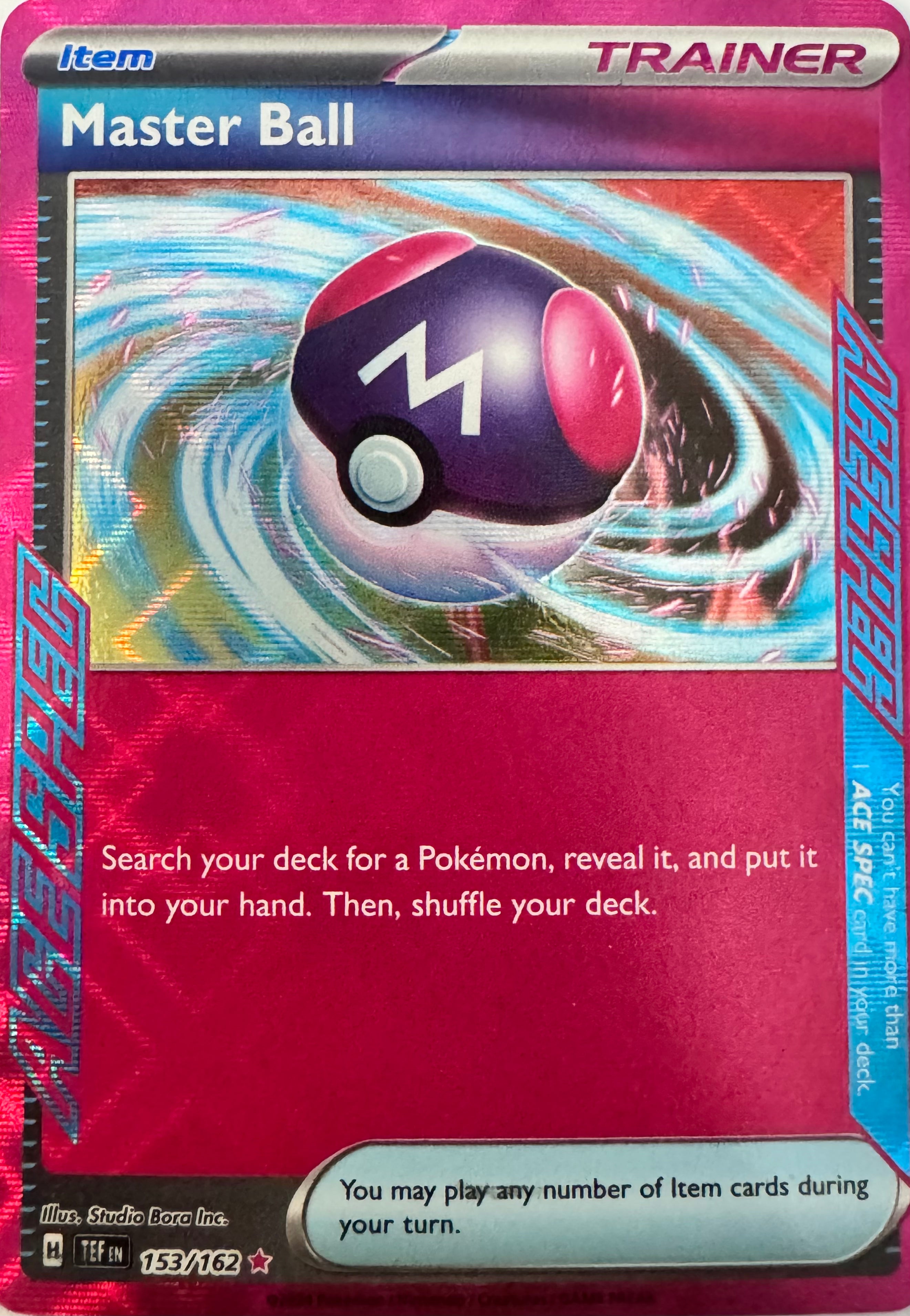 Pokemon Tcg Master Ball 153/162