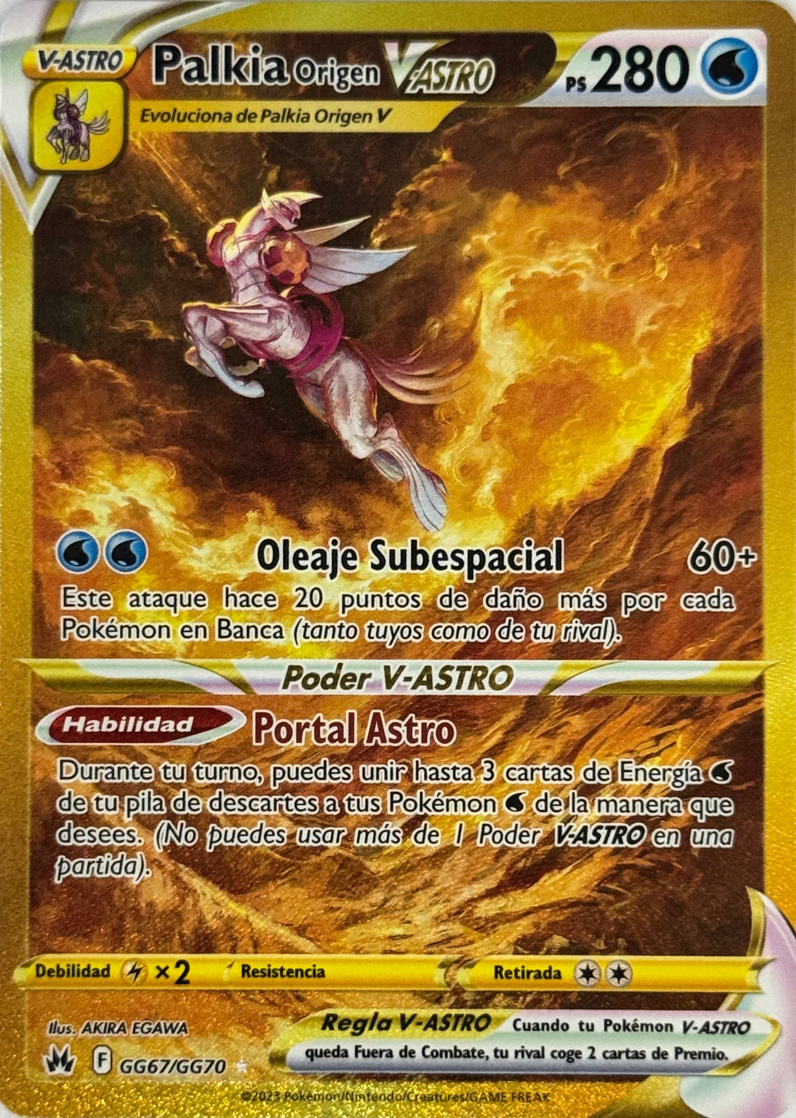 Pokemon Tcg Palkia Origen Vastro GG67/GG70