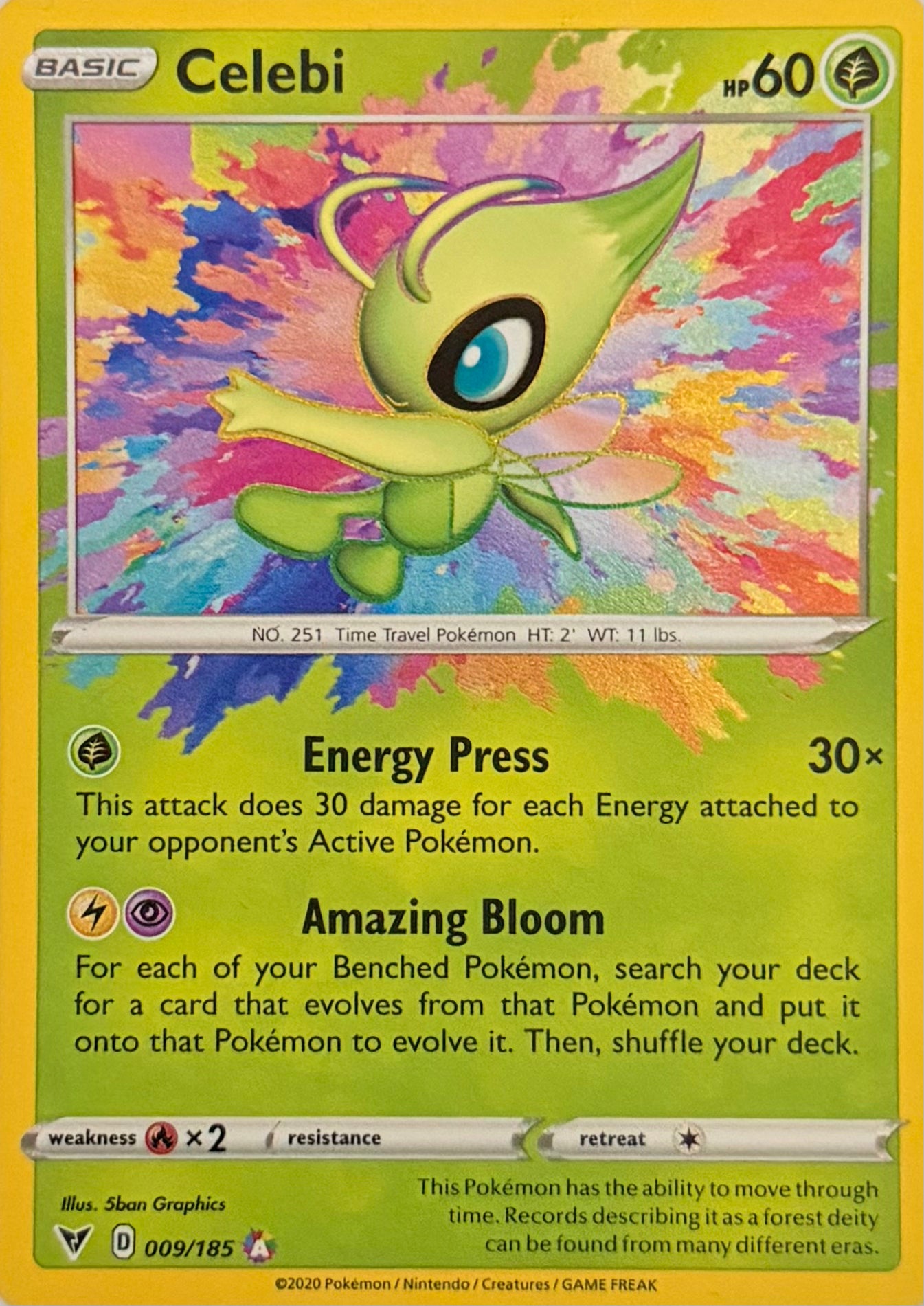 Pokemon Tcg Celebi 009/185