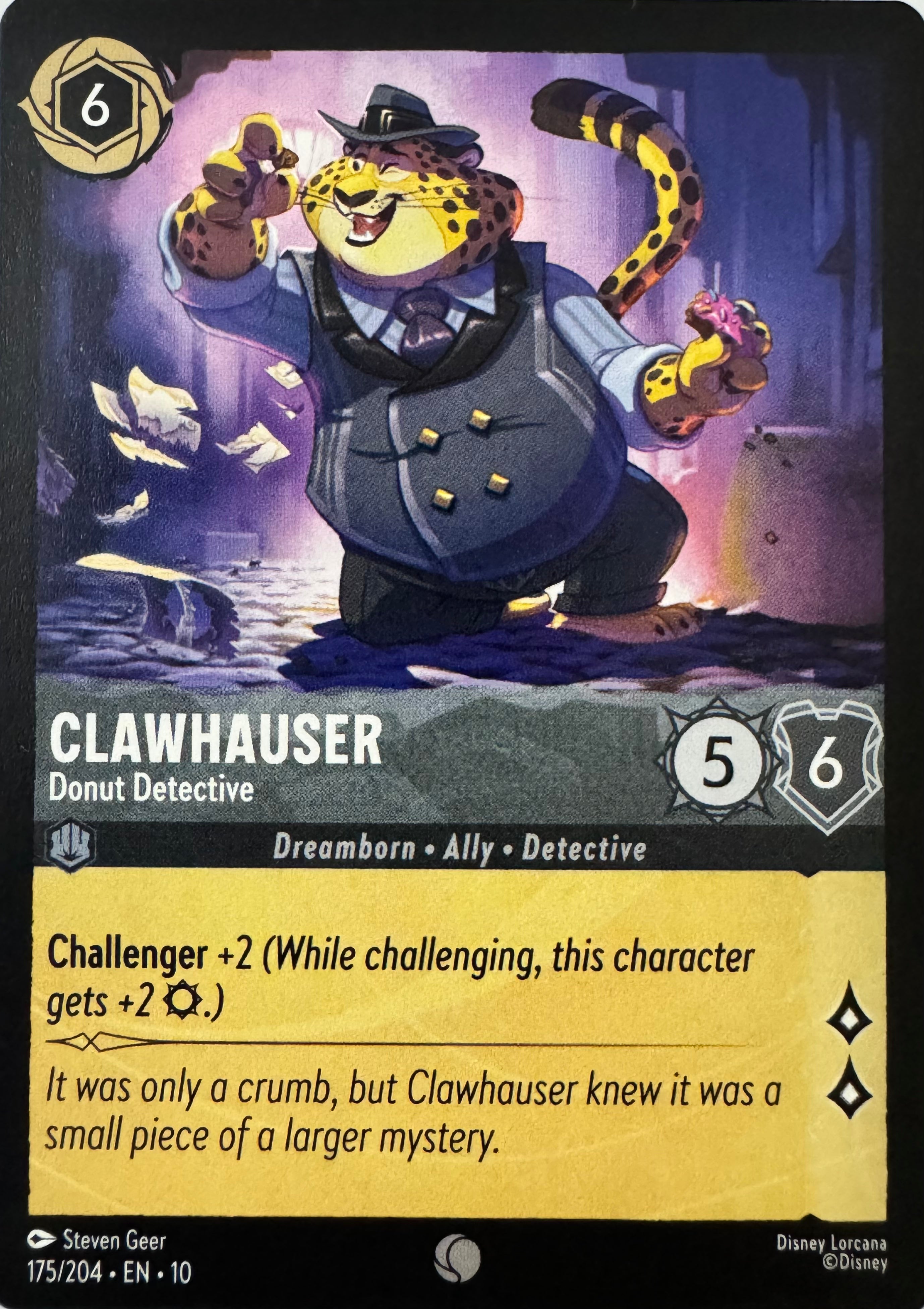Pokemon Tcg Clawhauser 175/204