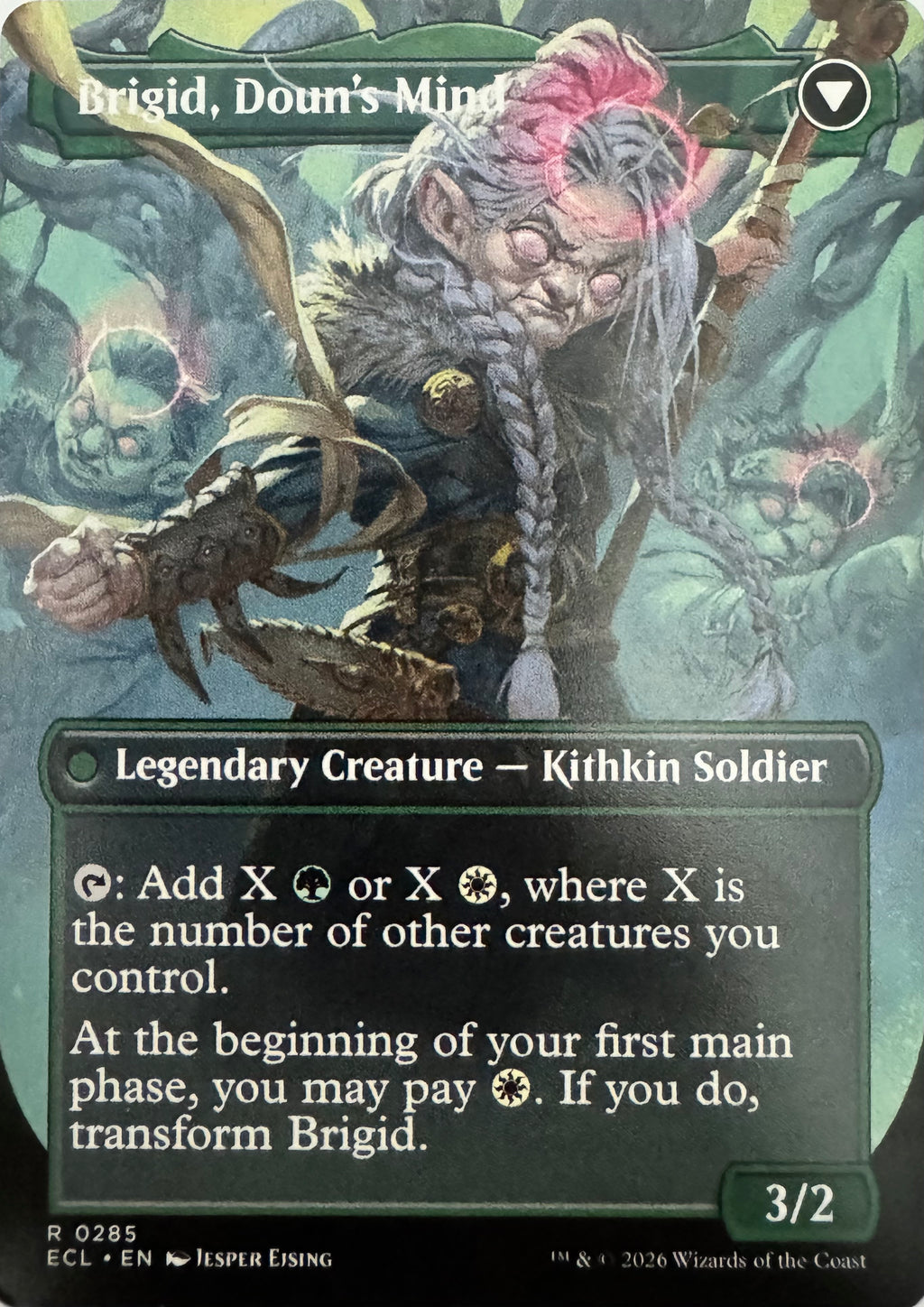 Magic Brigid, Clachan's Heart // Brigid, Doun's Mind 0285 (Borderless)