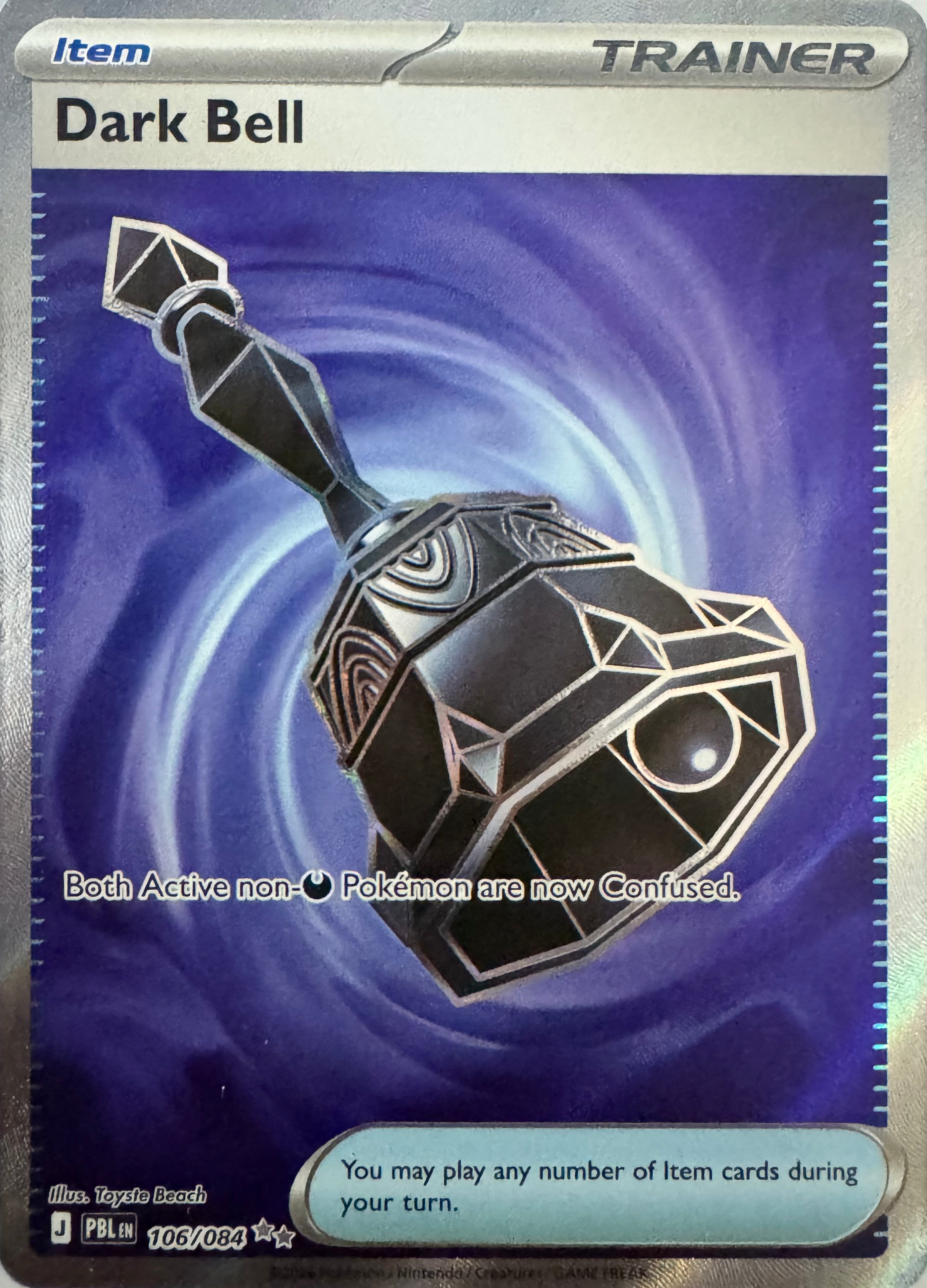 Pokemon Tcg Dark Bell 106/084 Full Art