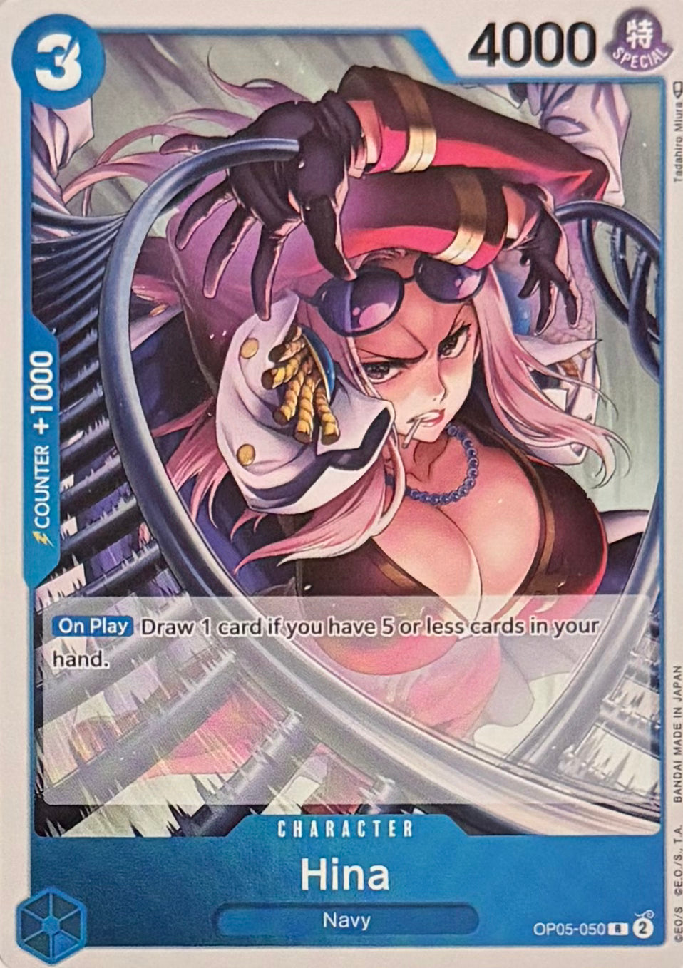 One Piece Tcg Hina OP05-050 Foil