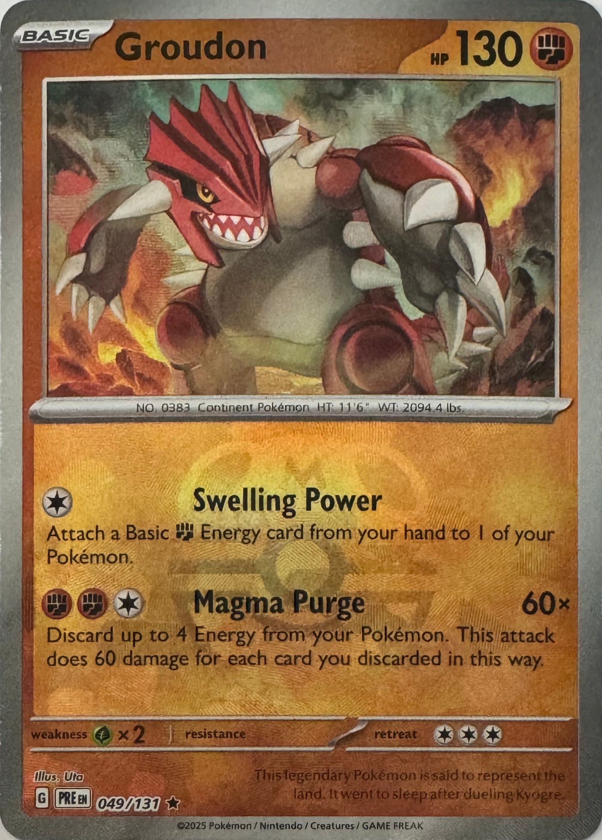 Pokemon Tcg Groudon 049/131 (Master Ball)
