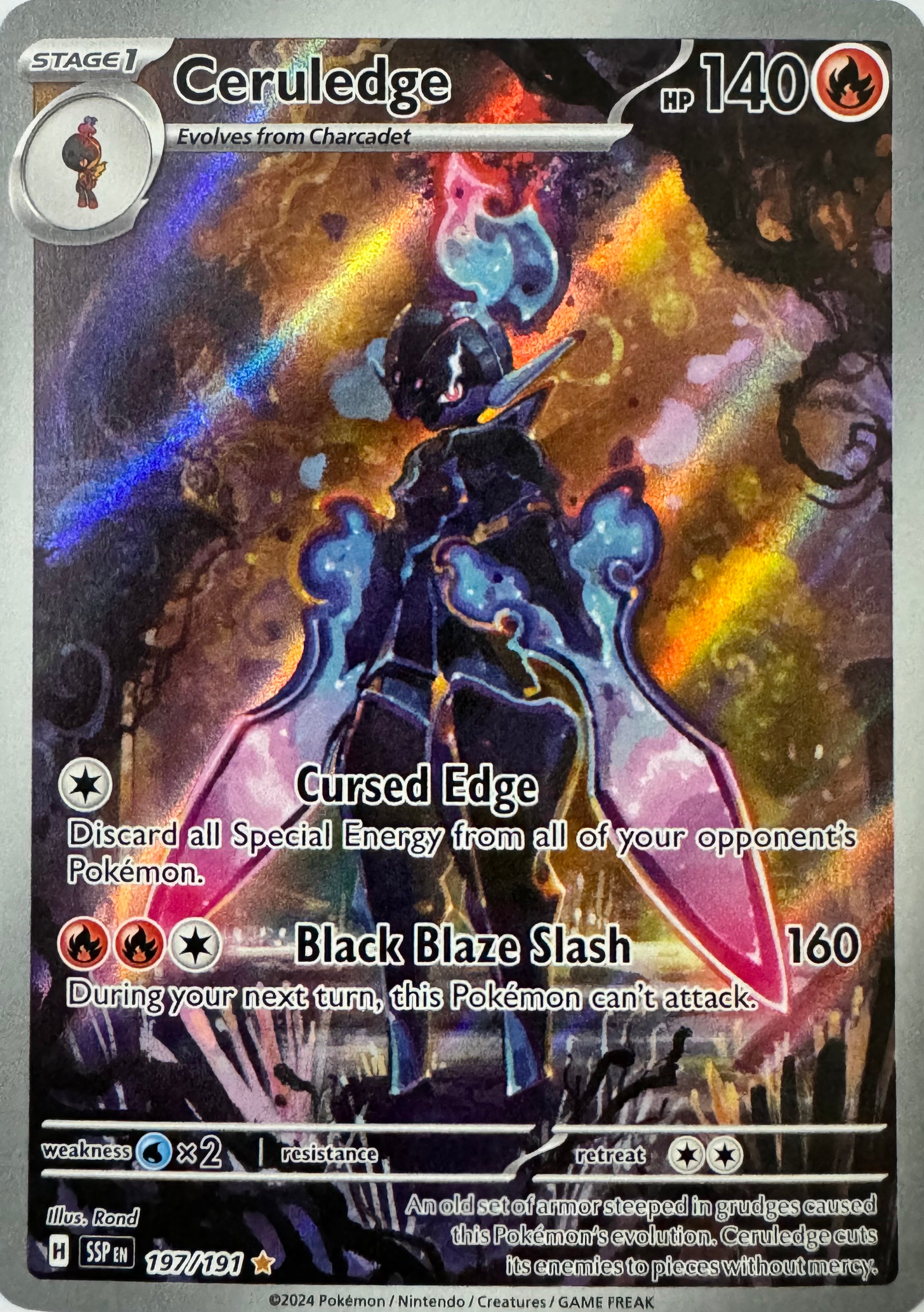 Pokemon Tcg Ceruledge 197/191