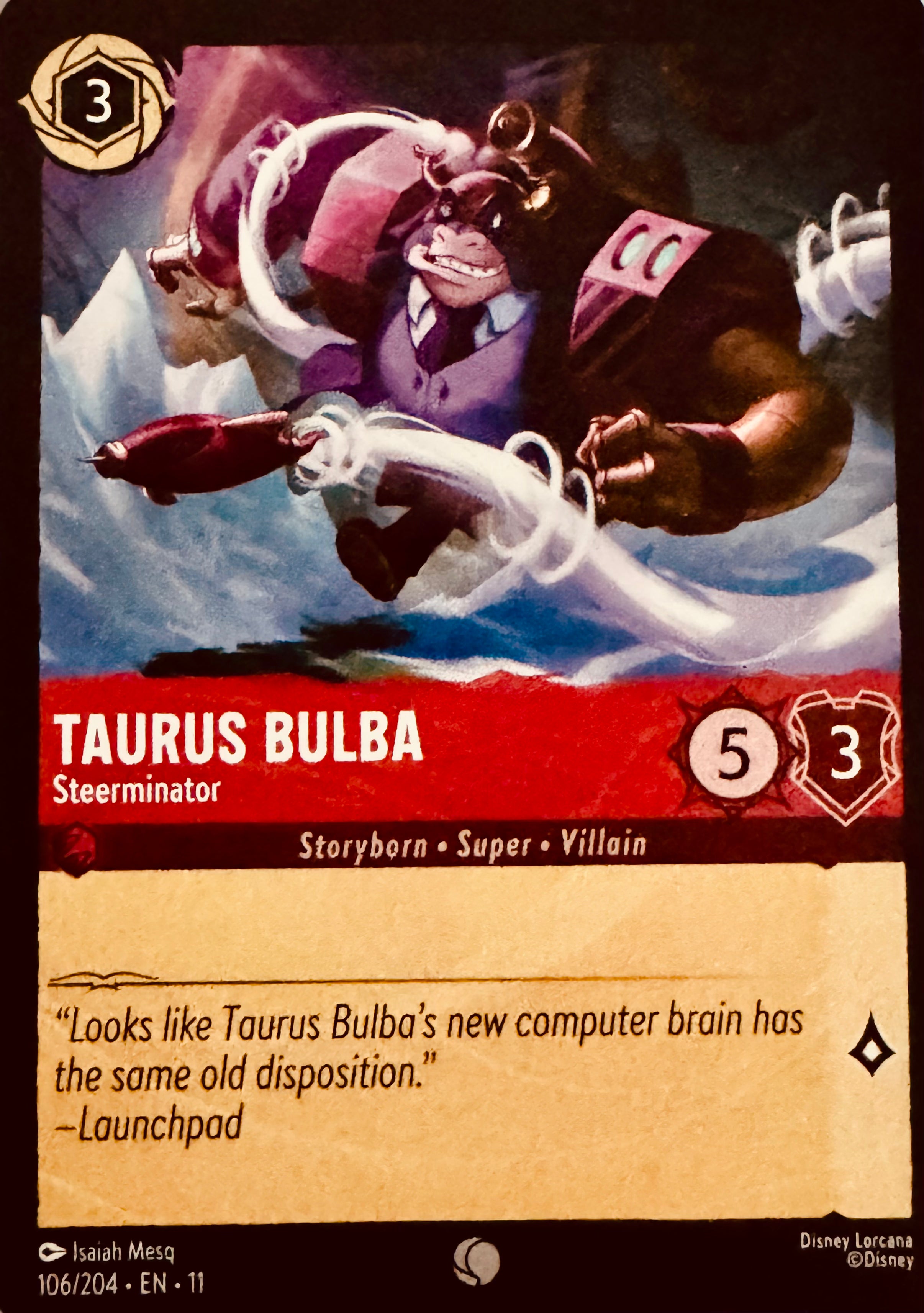 Disney Lorcana Taurus Bulba 106/204