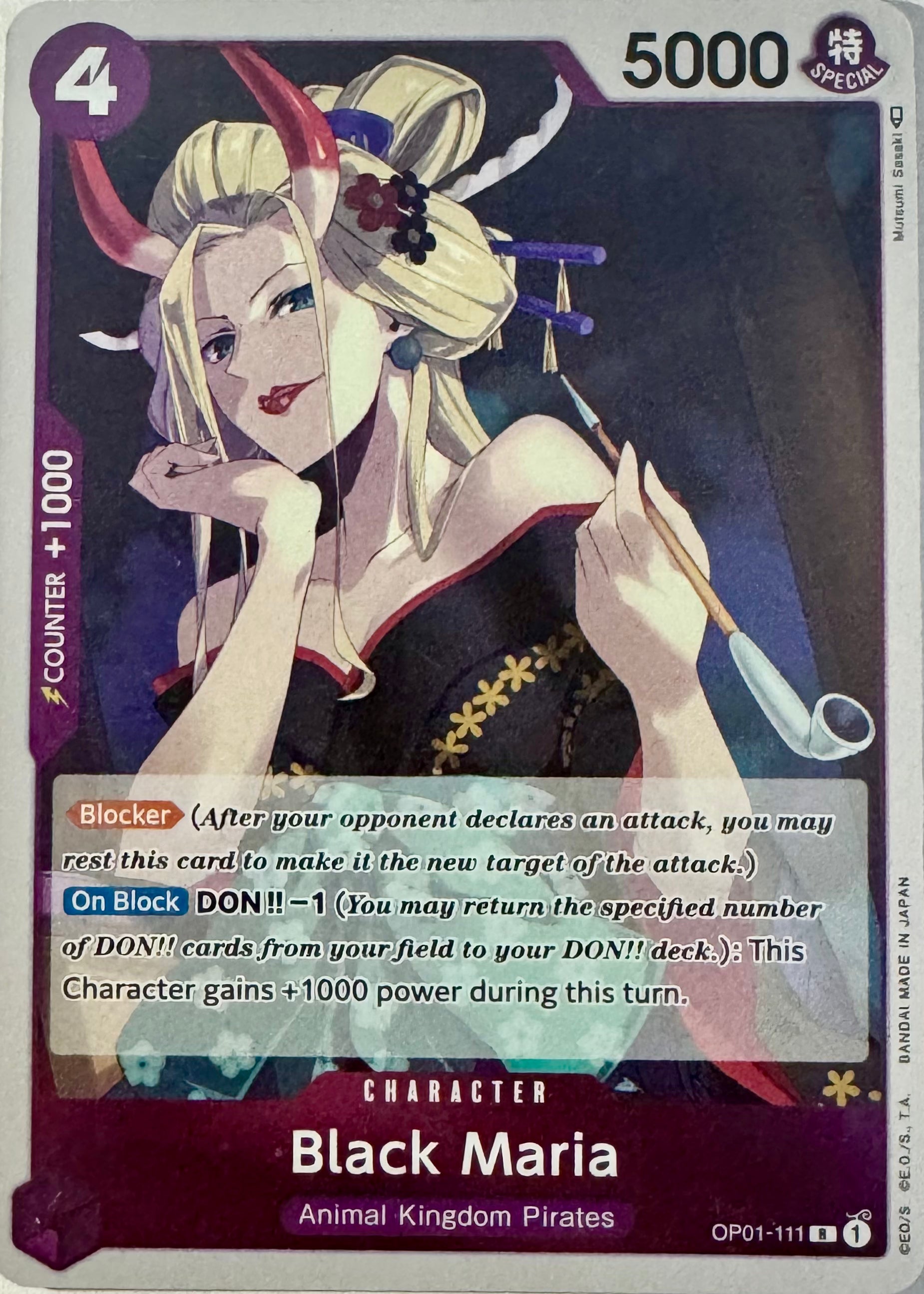 One Piece Tcg Black Maria Op01-111