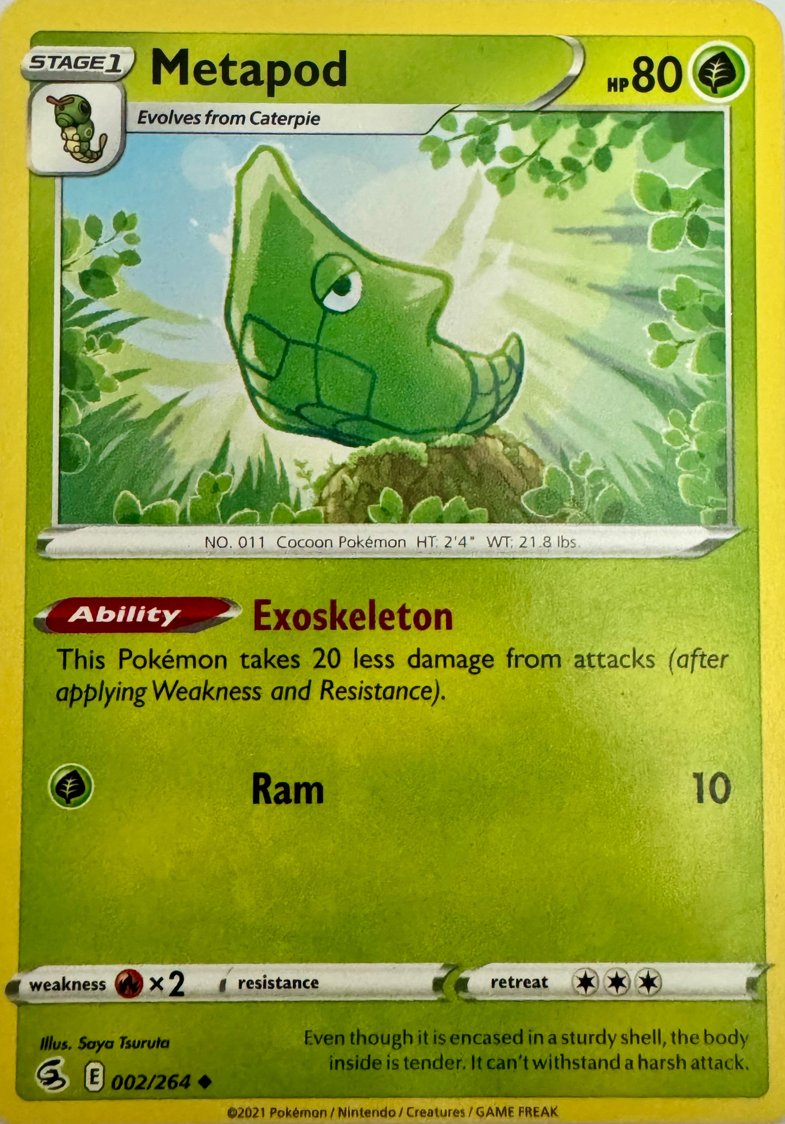 Pokémon Tcg Metapod 002/264