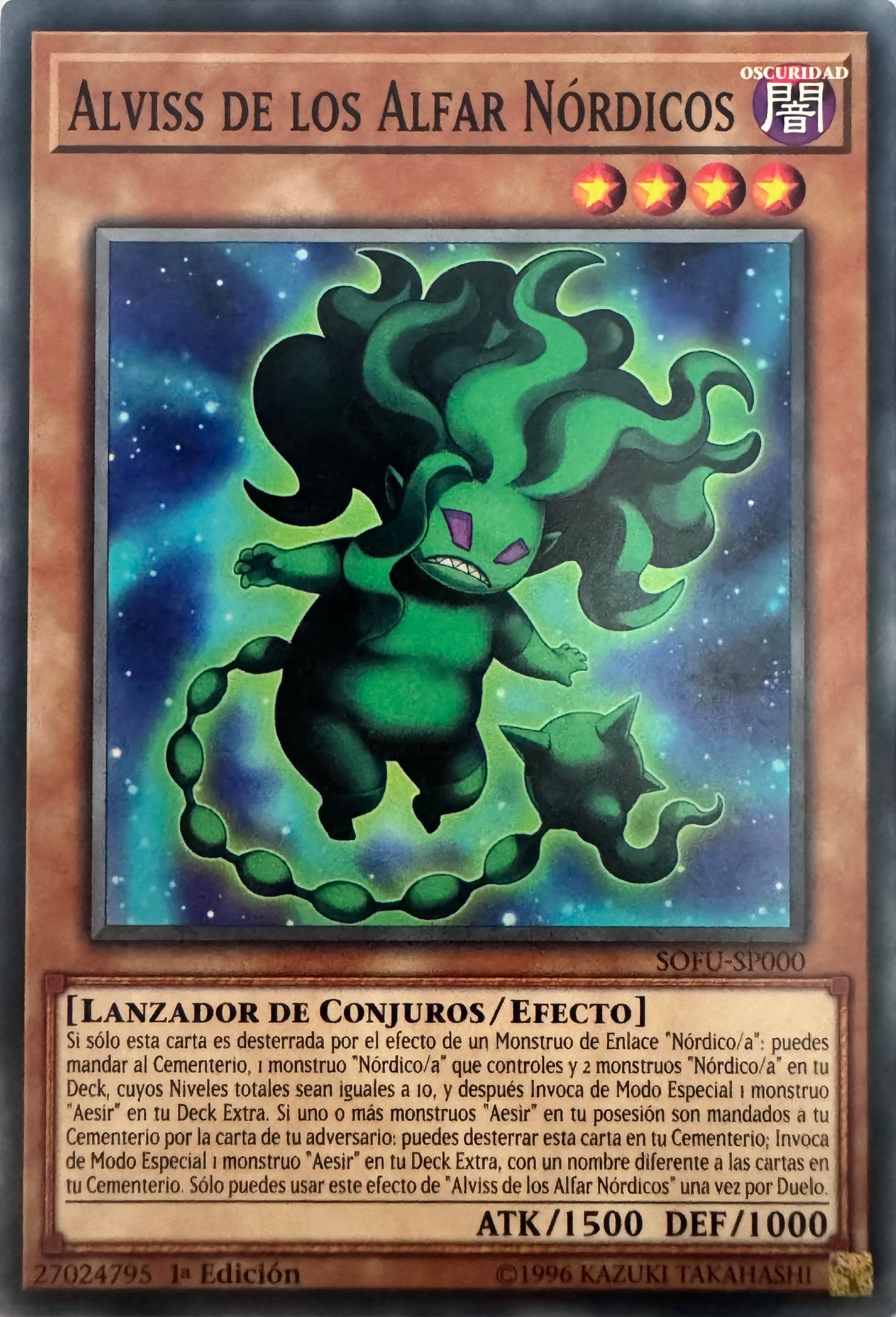 Yugioh! Alviss De Los Alfar Nordicos Sofu-sp000 1a Edición
