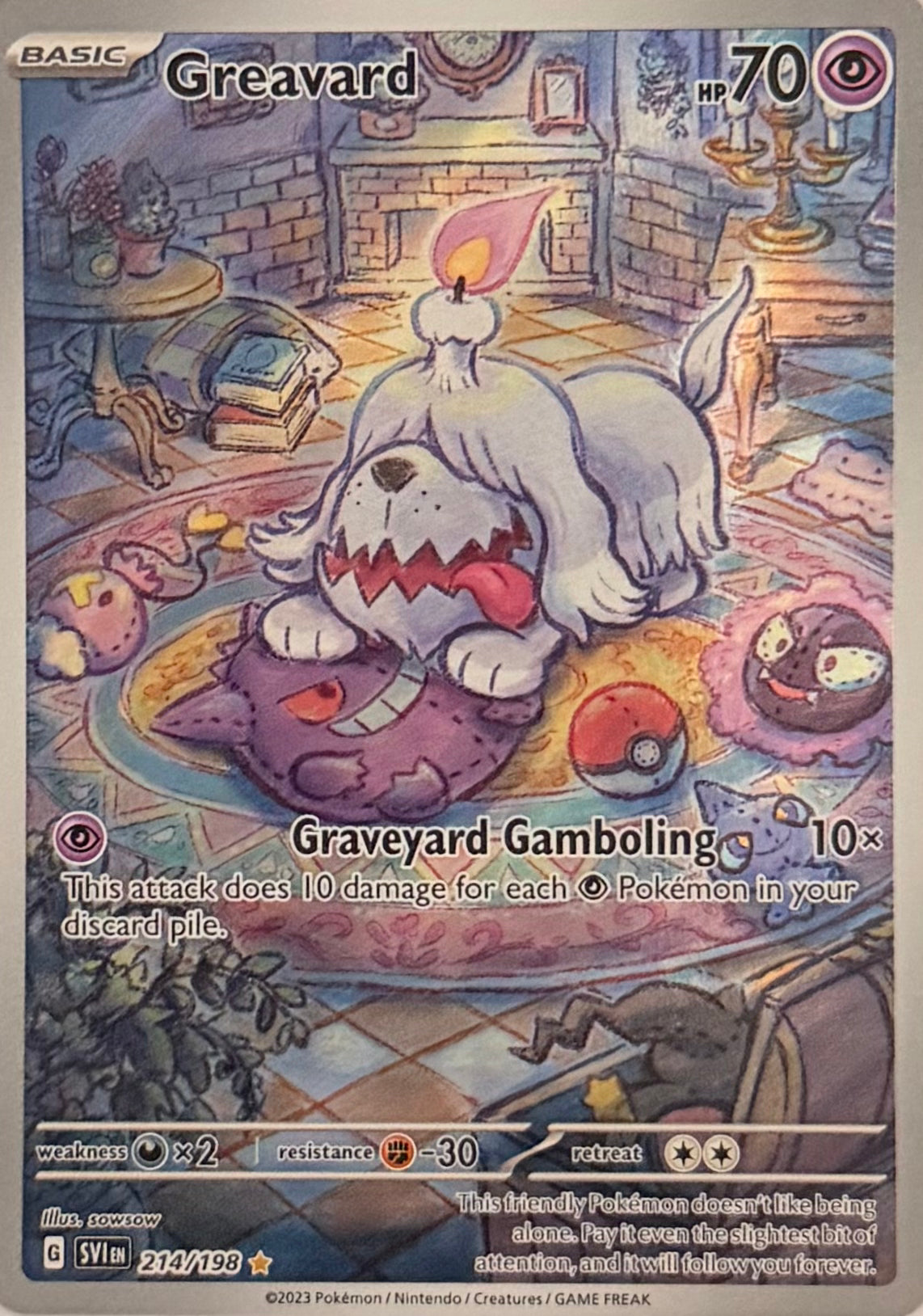 Pokemon Tcg Greavard 214/198
