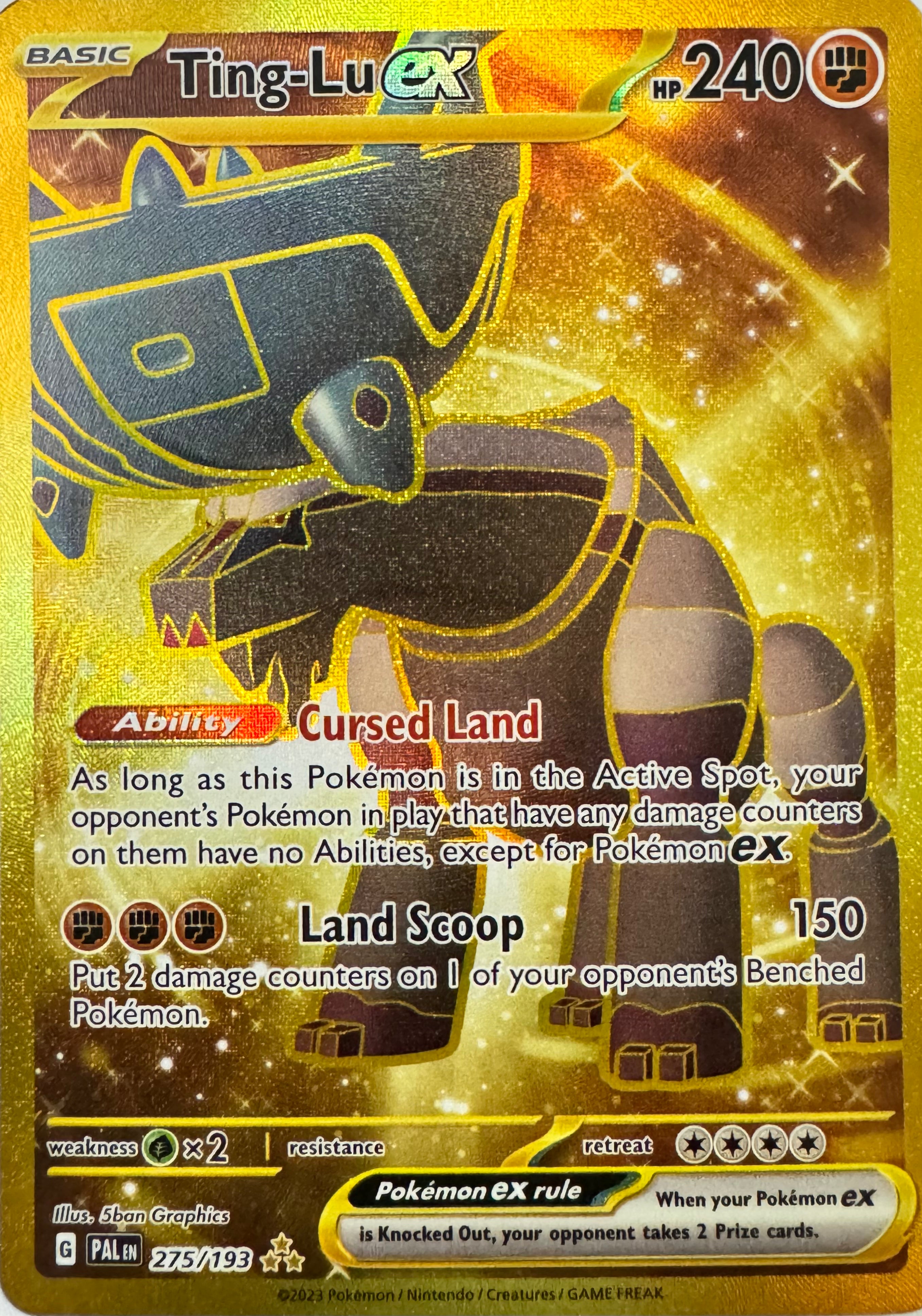 Pokemon Tcg Ting-Lu Ex 275/193